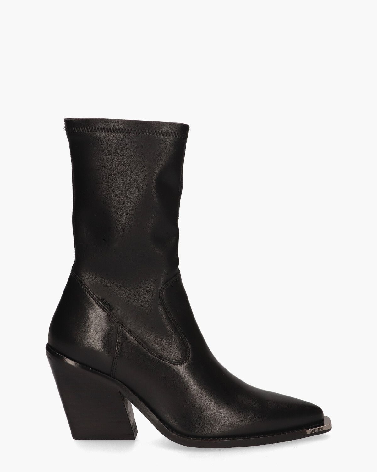 New-Kole Low Stretch Zwart Dames Enkelboots