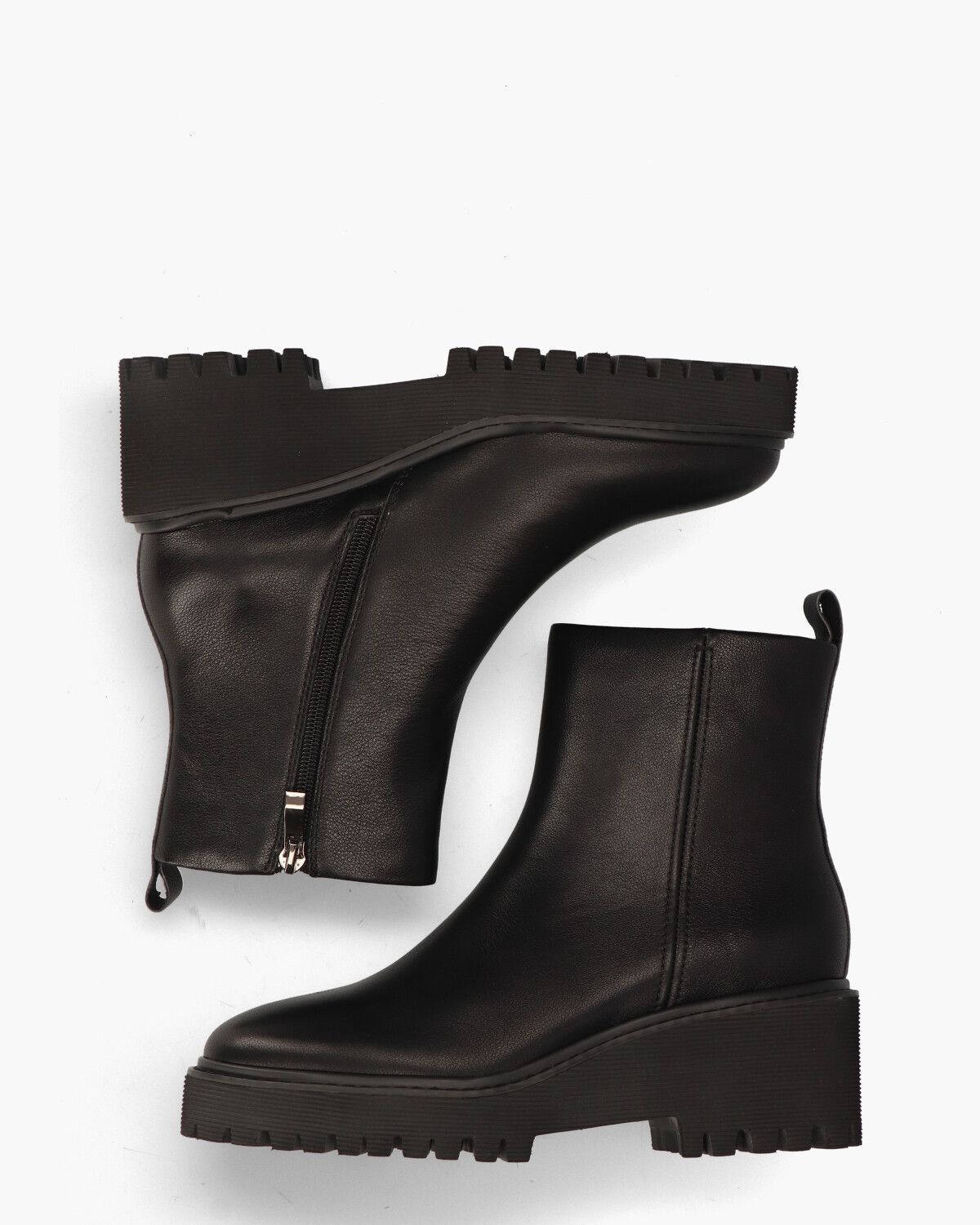 PR24 Zwart Dames Enkelboots