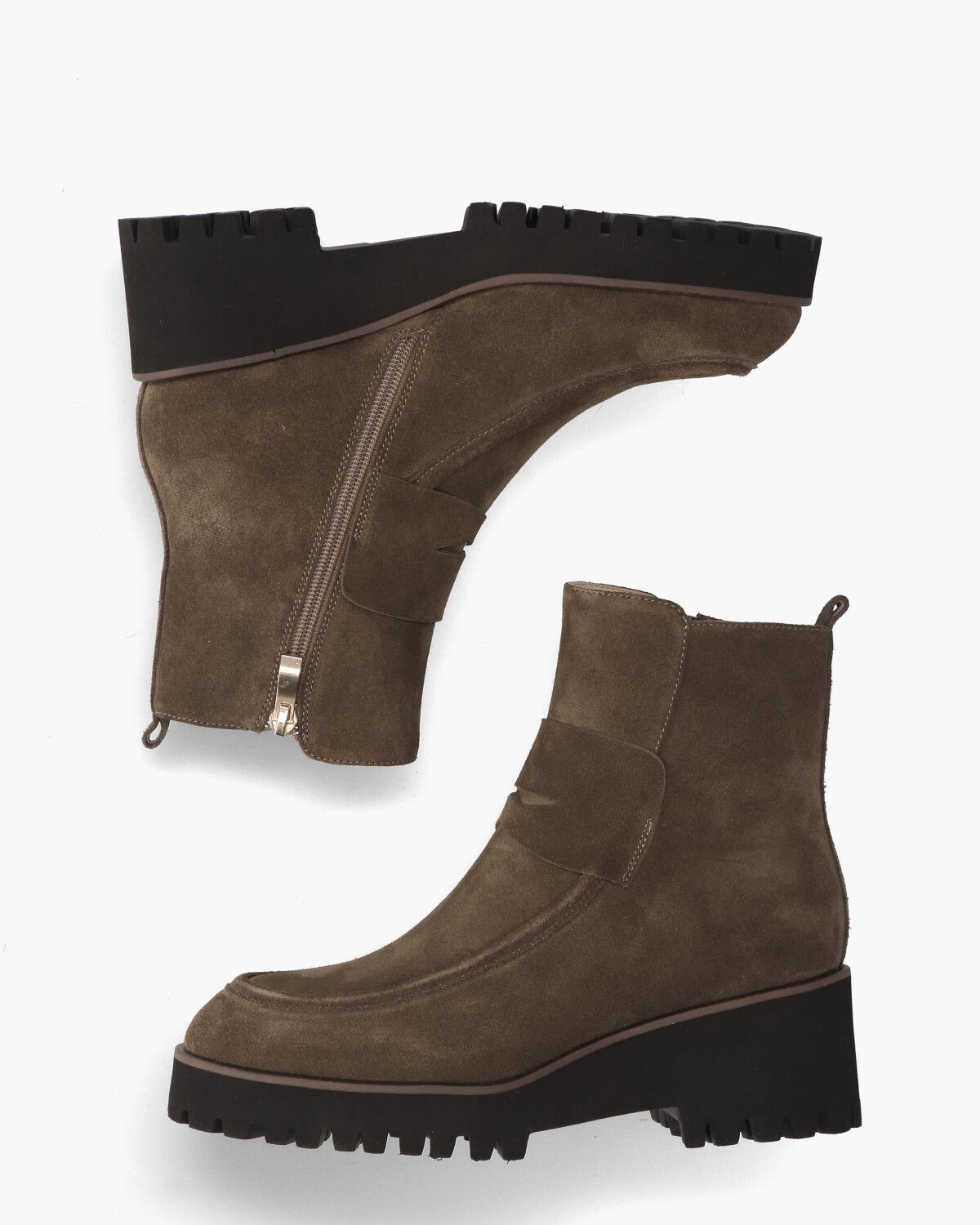 W23-PR19 Donkerbruin Damesboots