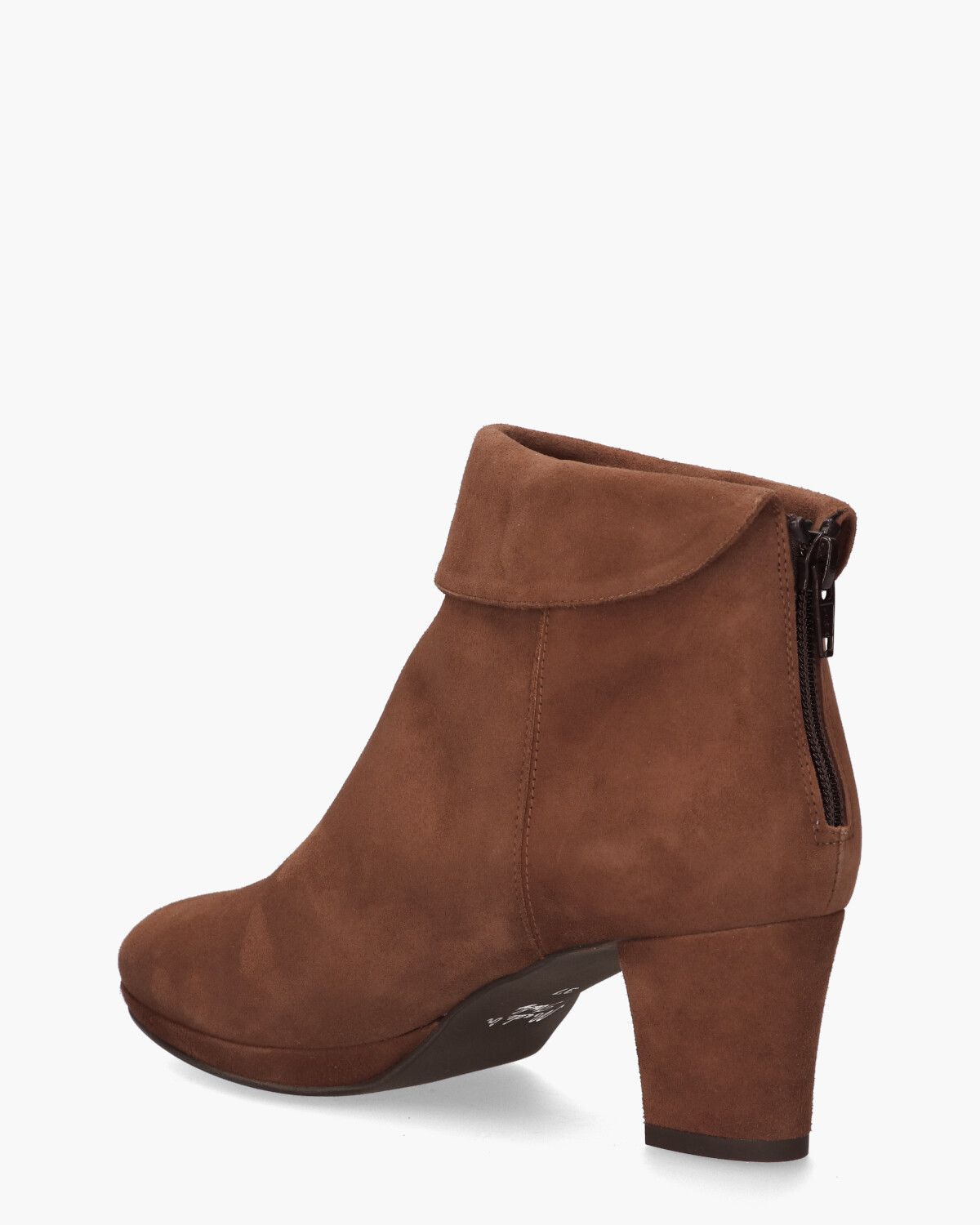 8986P Bruin Dames Enkelboots
