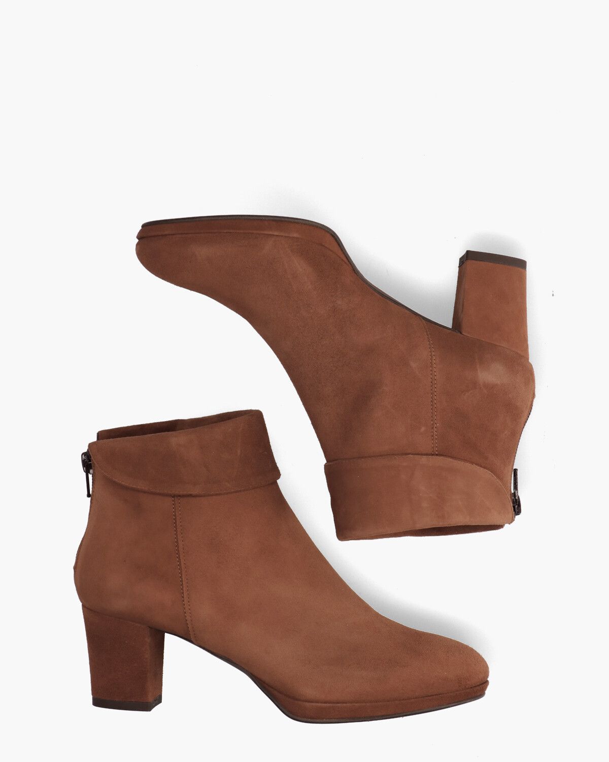 8986P Bruin Dames Enkelboots