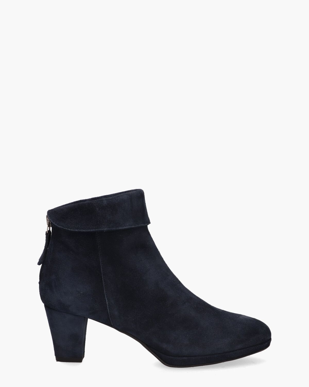 8986 Donkerblauw Dames Enkelboots