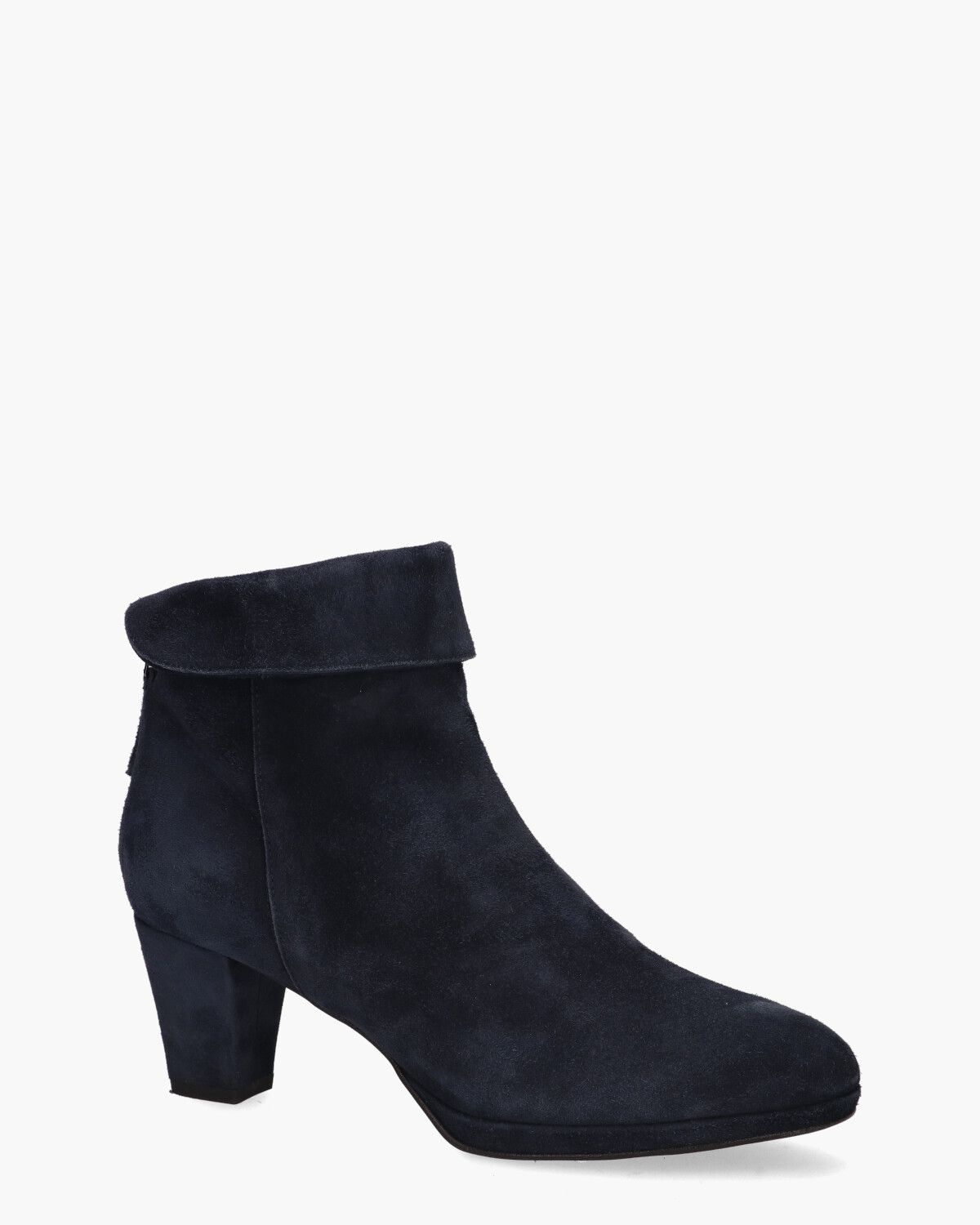 8986 Donkerblauw Dames Enkelboots