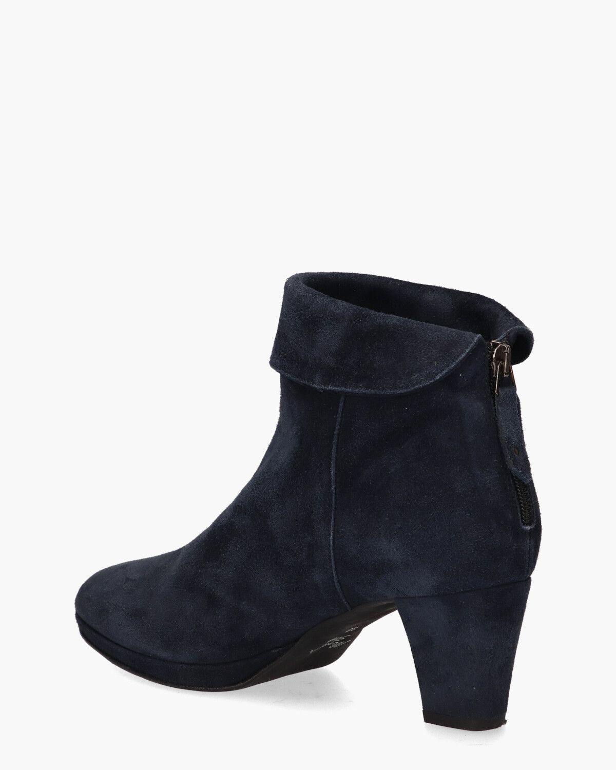 8986 Donkerblauw Dames Enkelboots