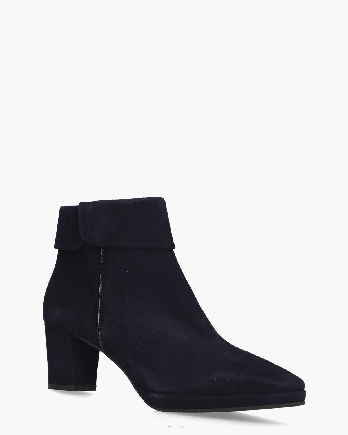 24I121 Donkerblauw Dames Enkelboots