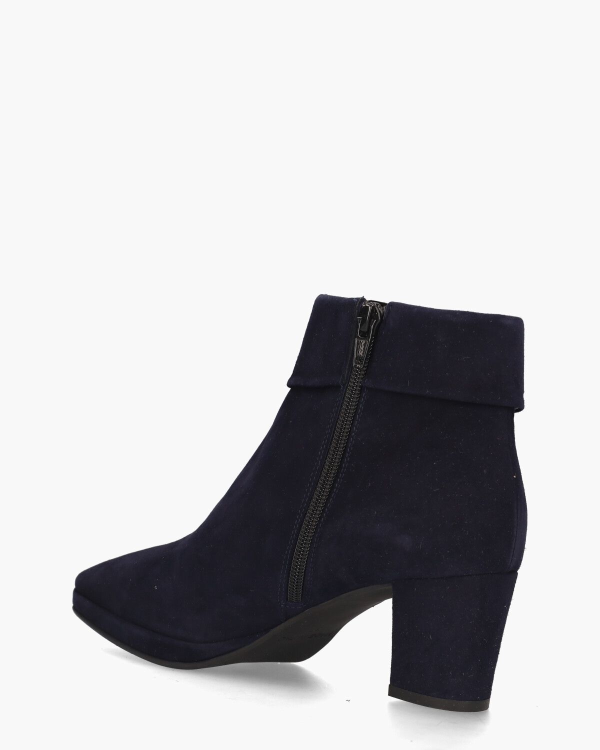 24I121 Donkerblauw Dames Enkelboots