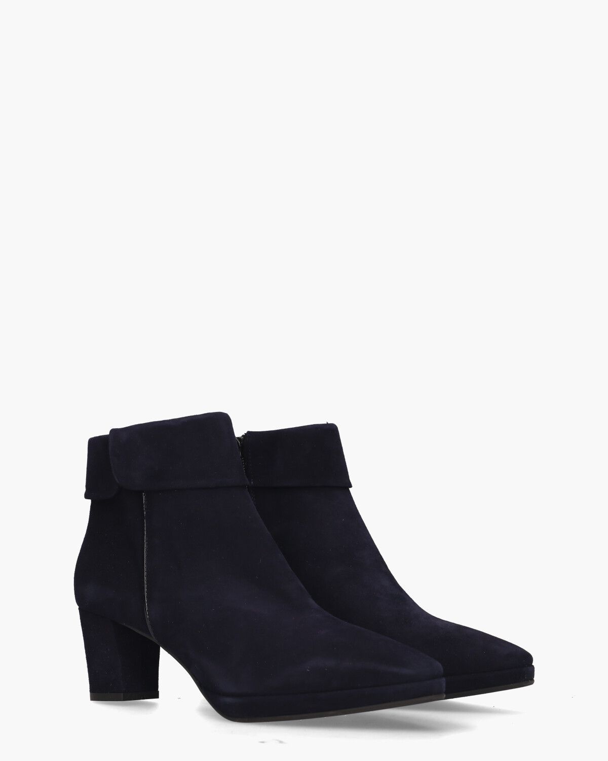 24I121 Donkerblauw Dames Enkelboots