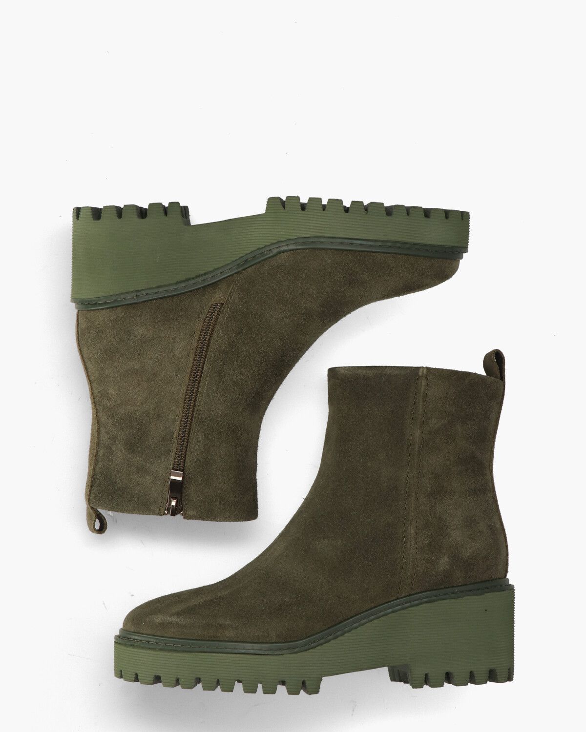 PR24 Groen Dames Enkelboots