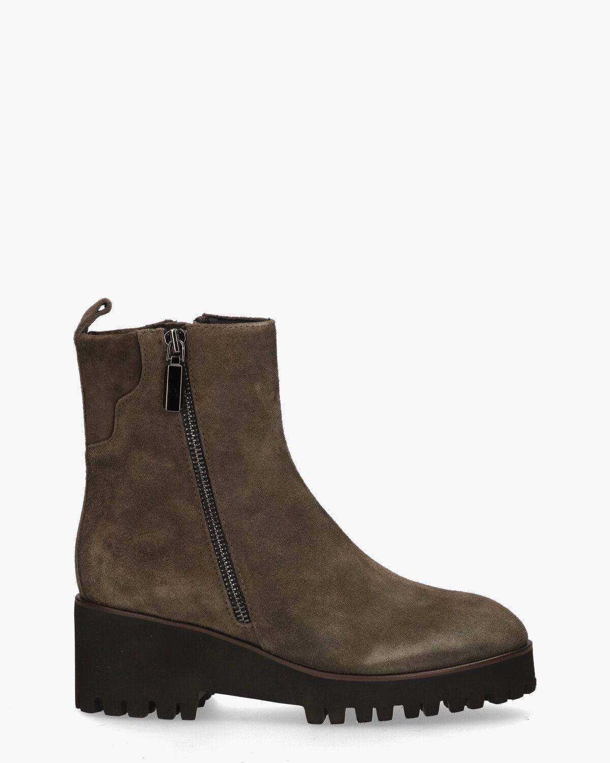 2245066 Donkerbruin Dames Enkelboots