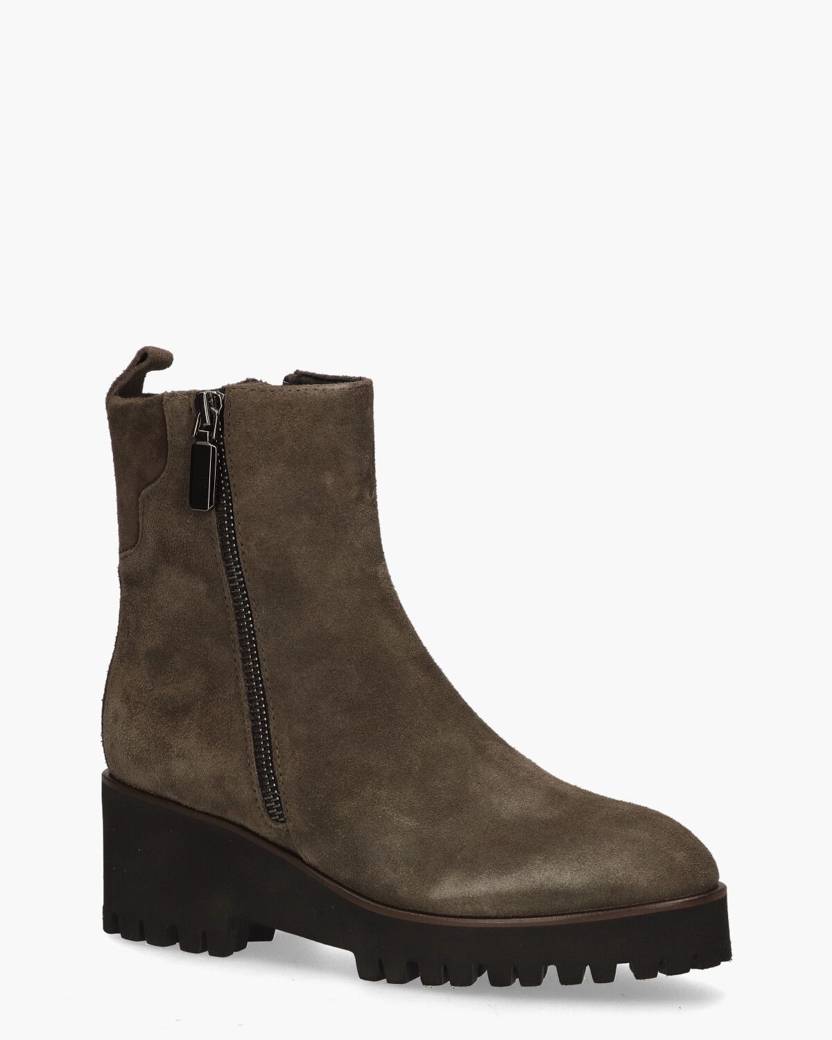 2245066 Donkerbruin Dames Enkelboots