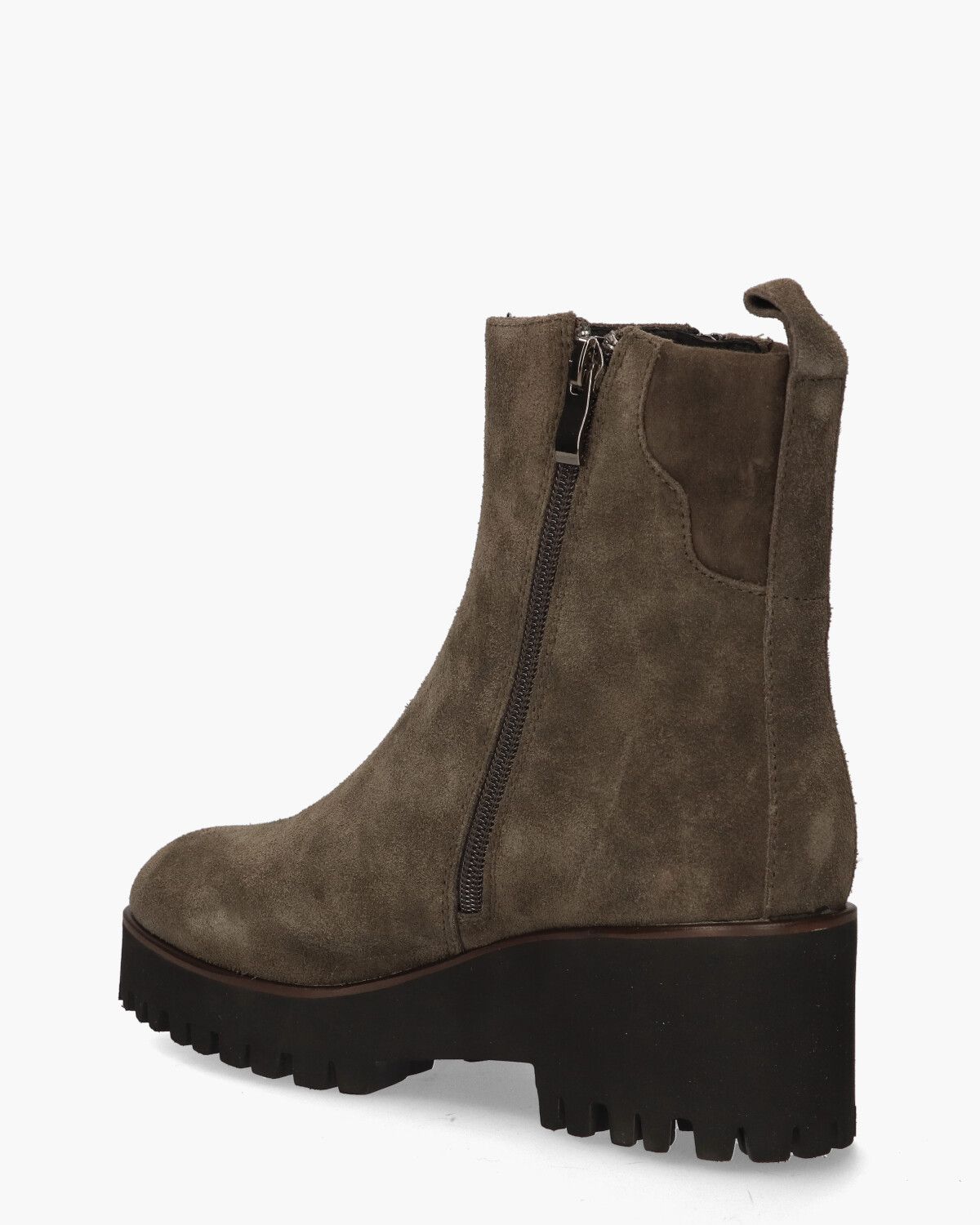 2245066 Donkerbruin Dames Enkelboots