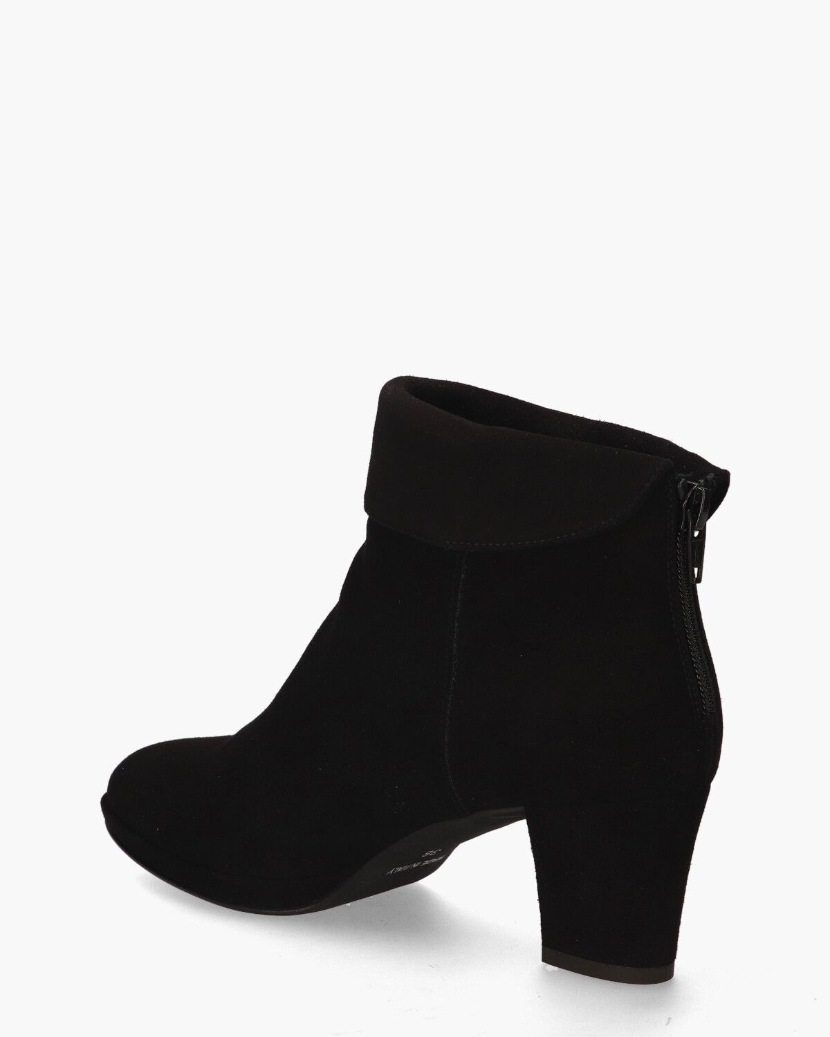 8986P Zwart Dames Enkelboots