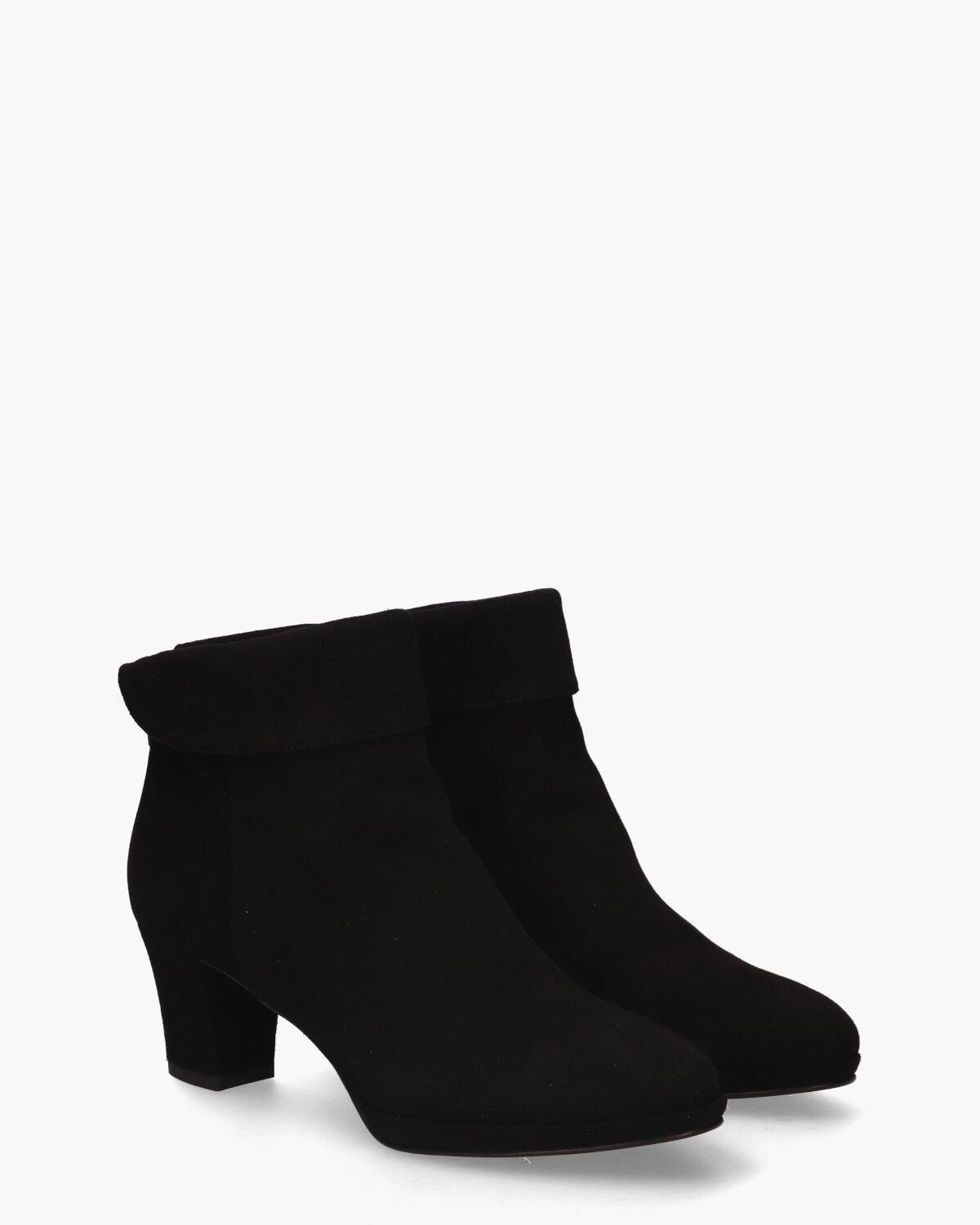 8986P Zwart Dames Enkelboots