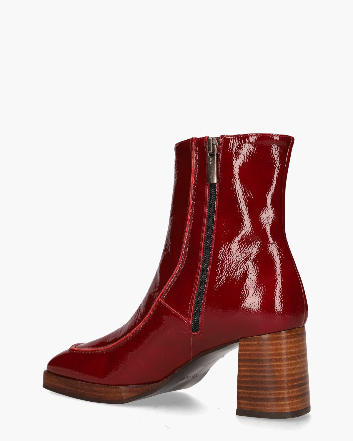 32506 Rood Dames Enkelboots