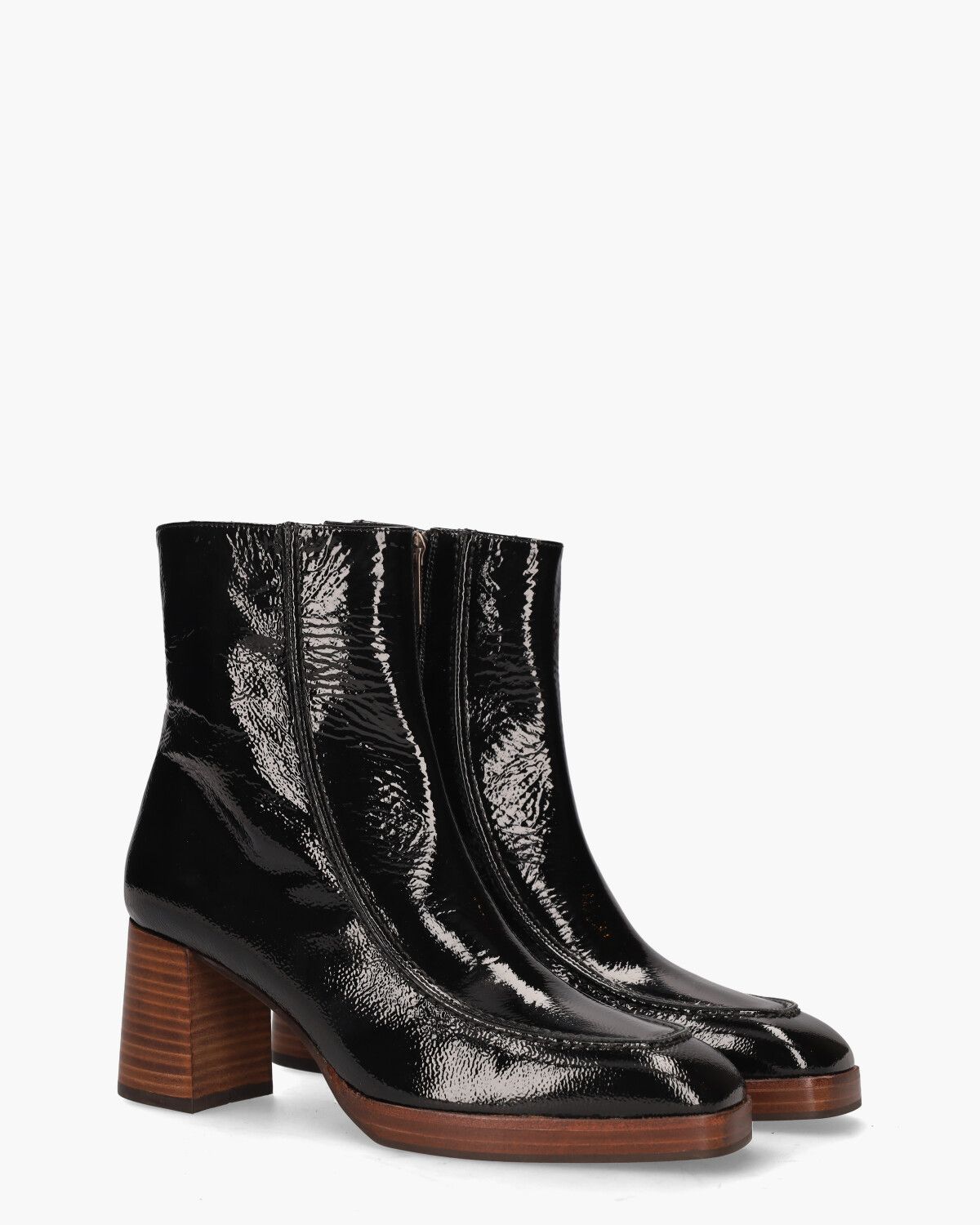 32506 Zwart Dames Enkelboots