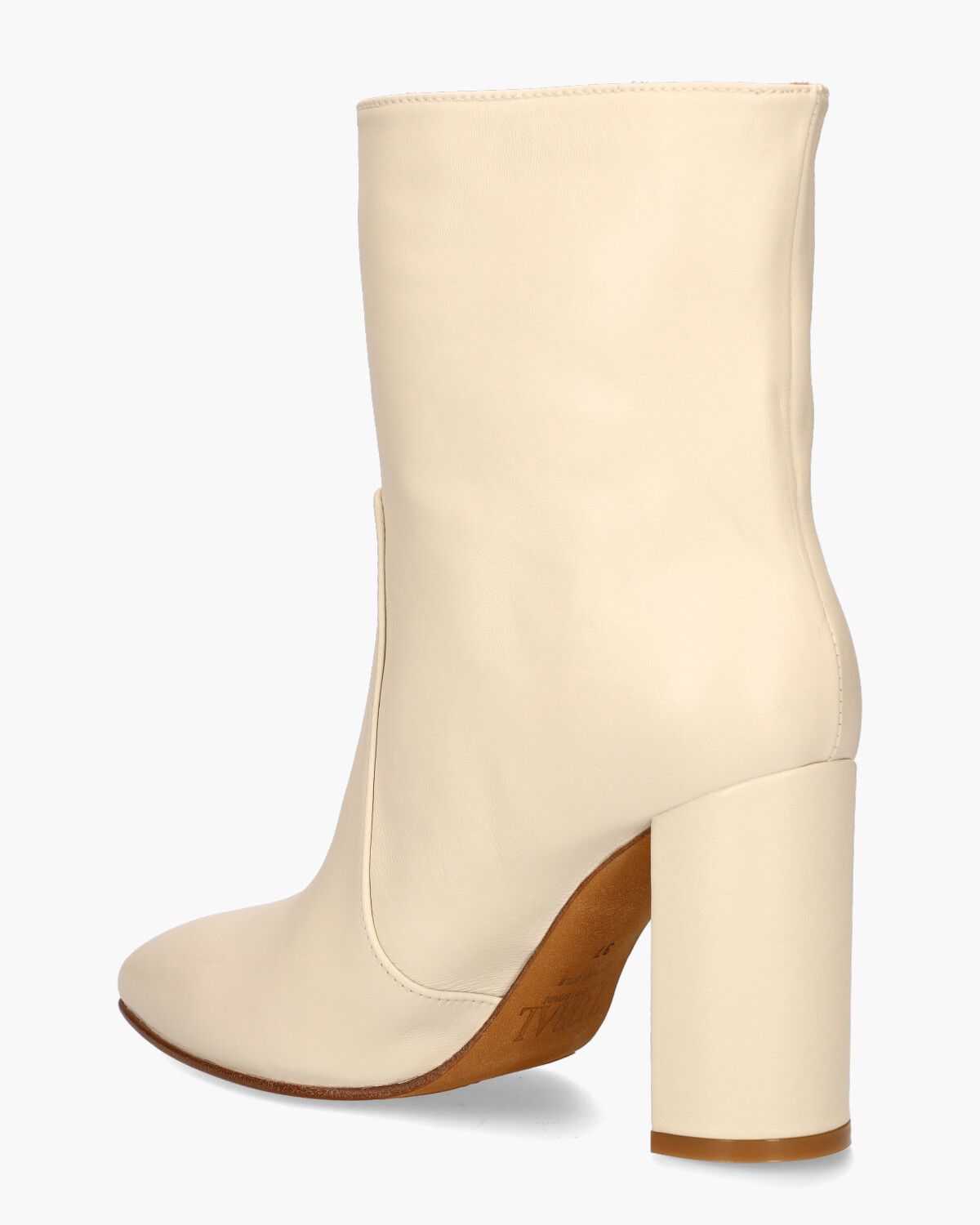TL-12713 Off-White Damesboots