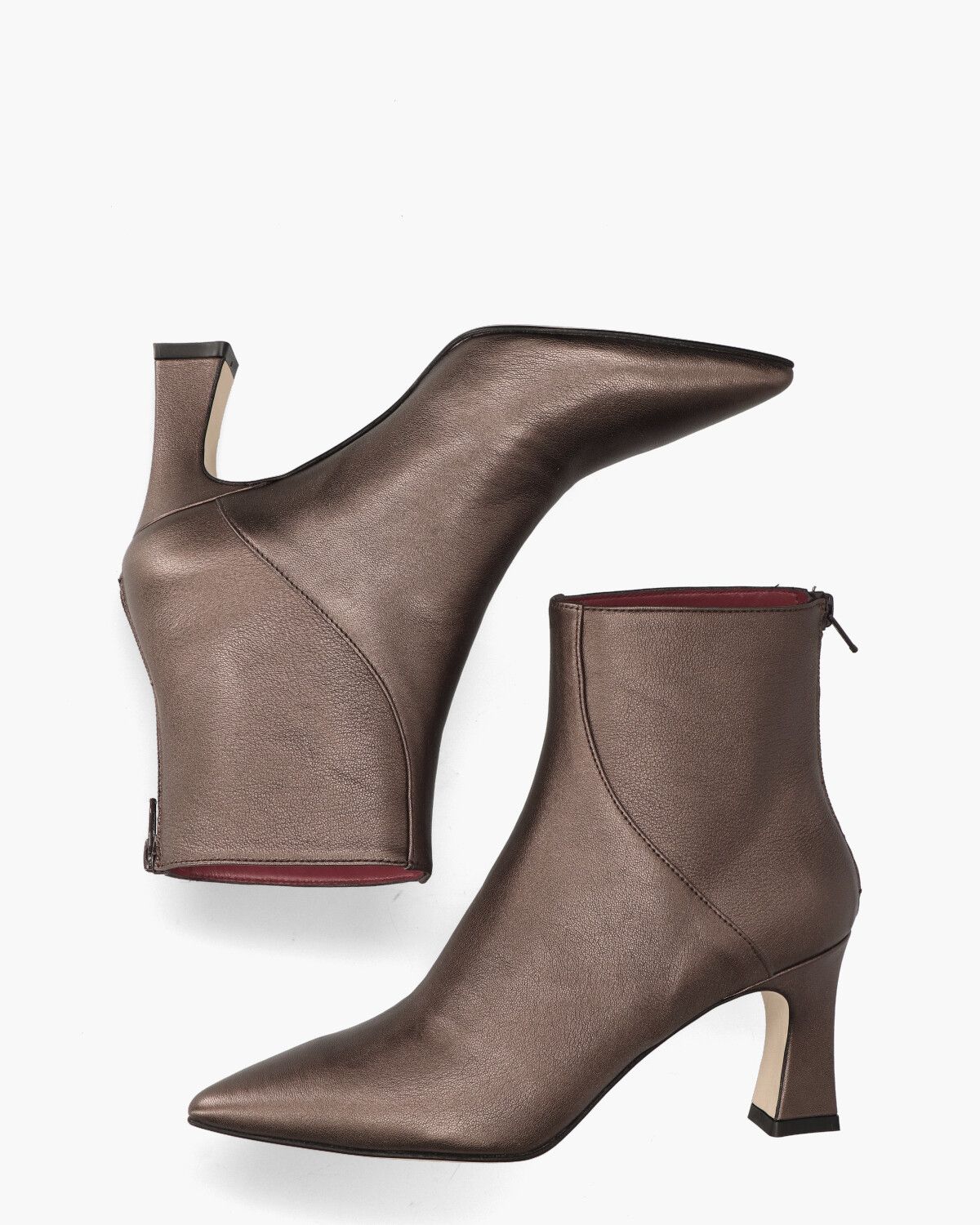 12145 Bruin Dames Enkelboots