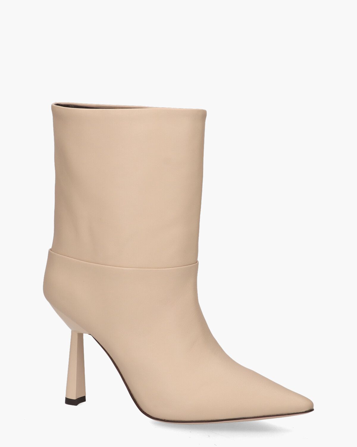 018B10BK Nude Damesboots