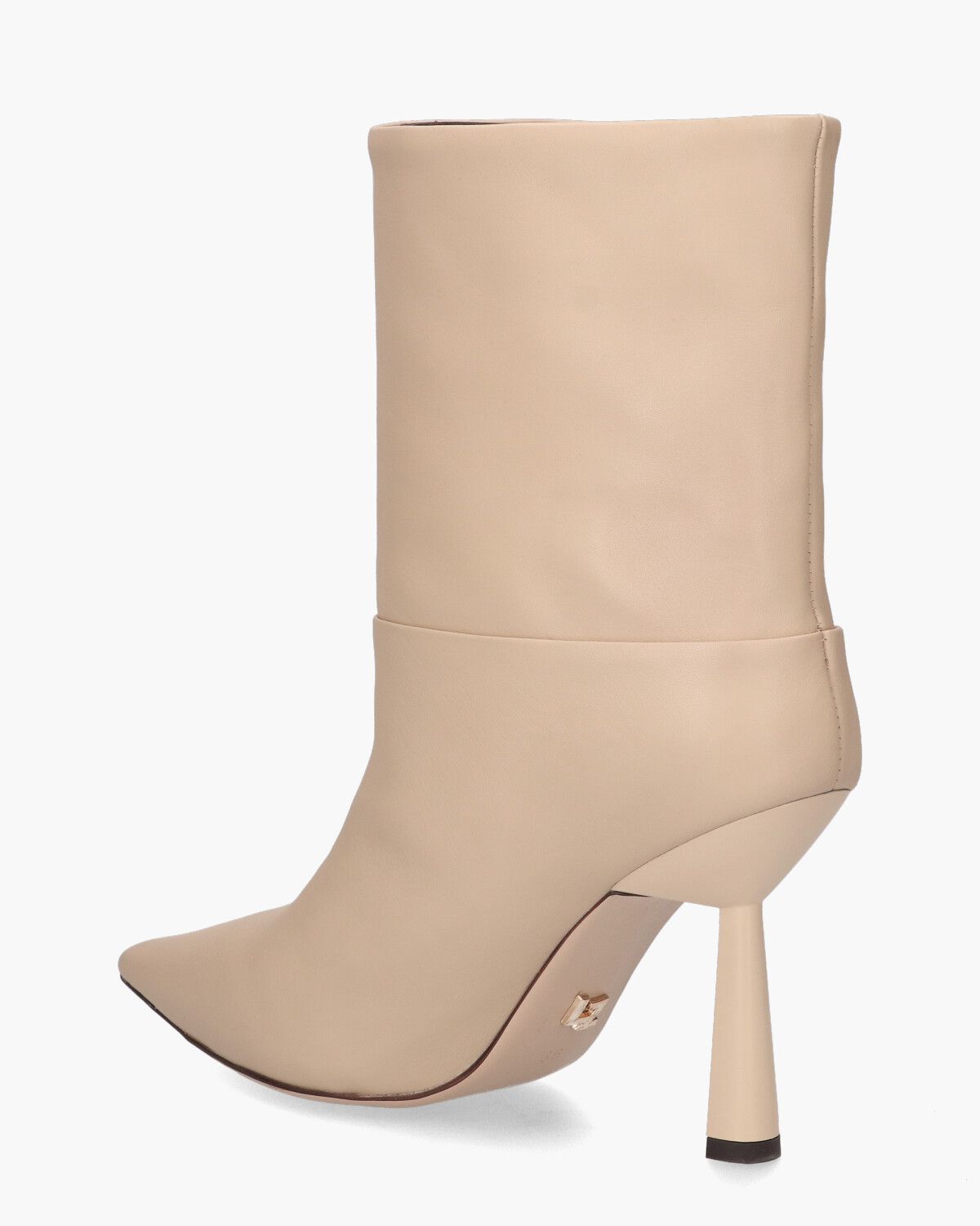 018B10BK Nude Damesboots