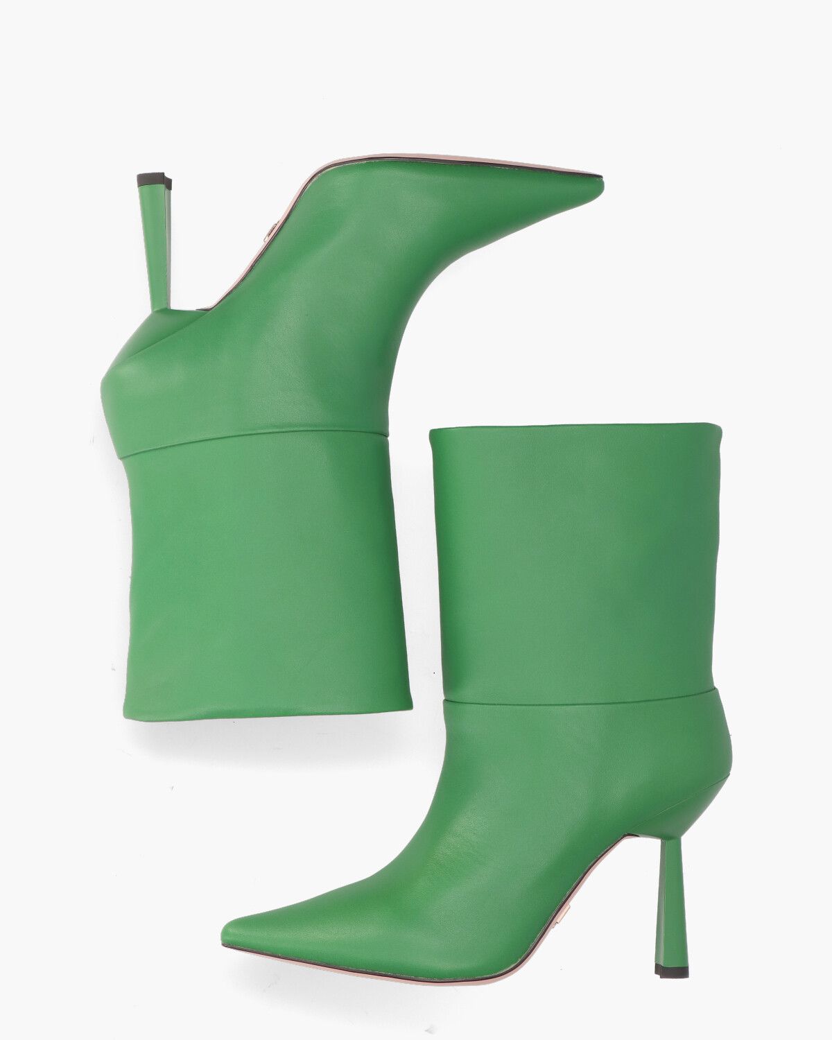 018B10BK Groen Damesboots