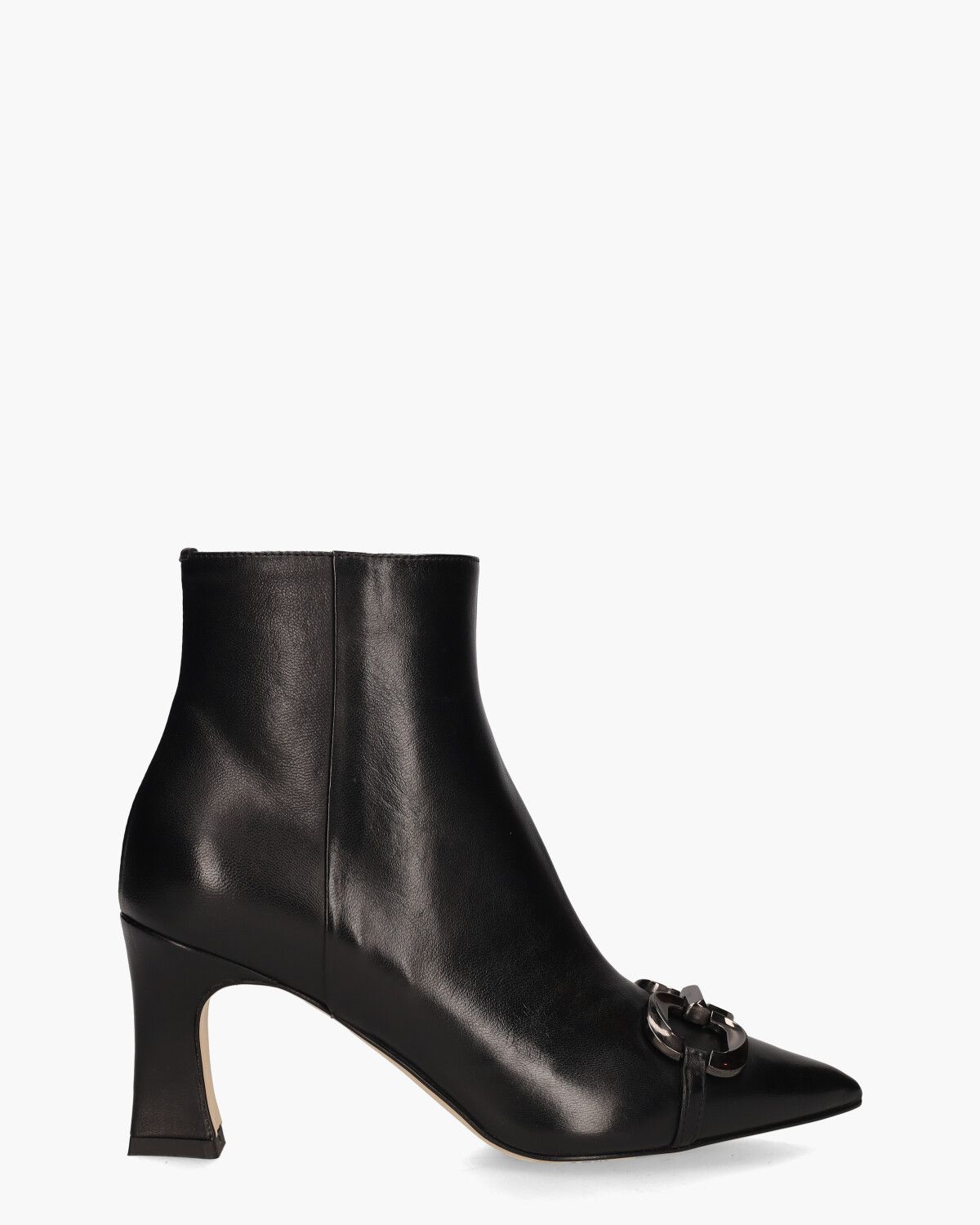 12327 Zwart Dames Enkelboots