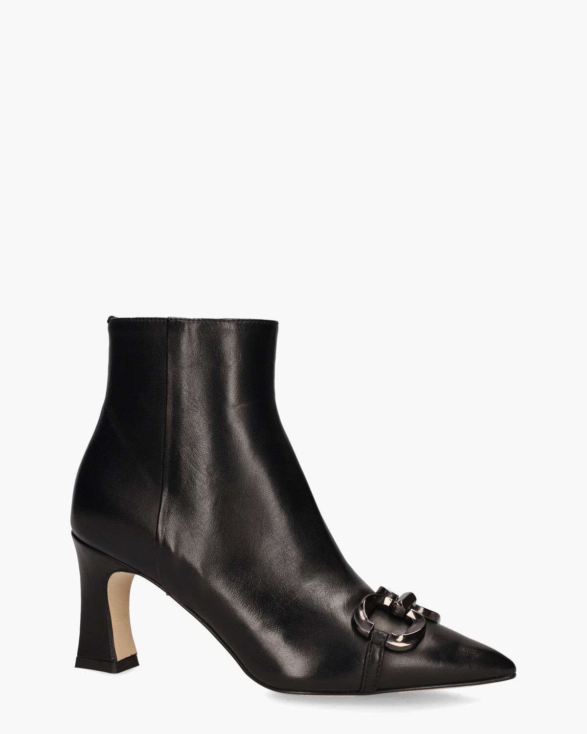 12327 Zwart Dames Enkelboots