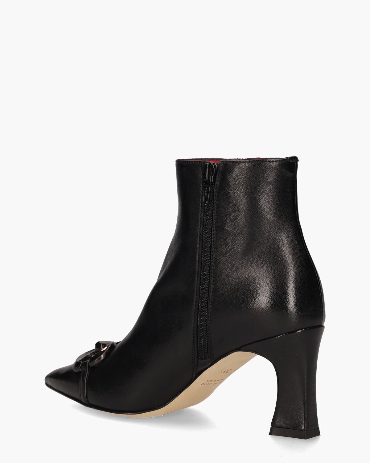 12327 Zwart Dames Enkelboots