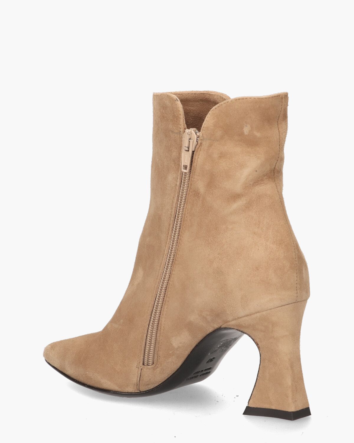 9207 Lichtbruin Dames Enkelboots