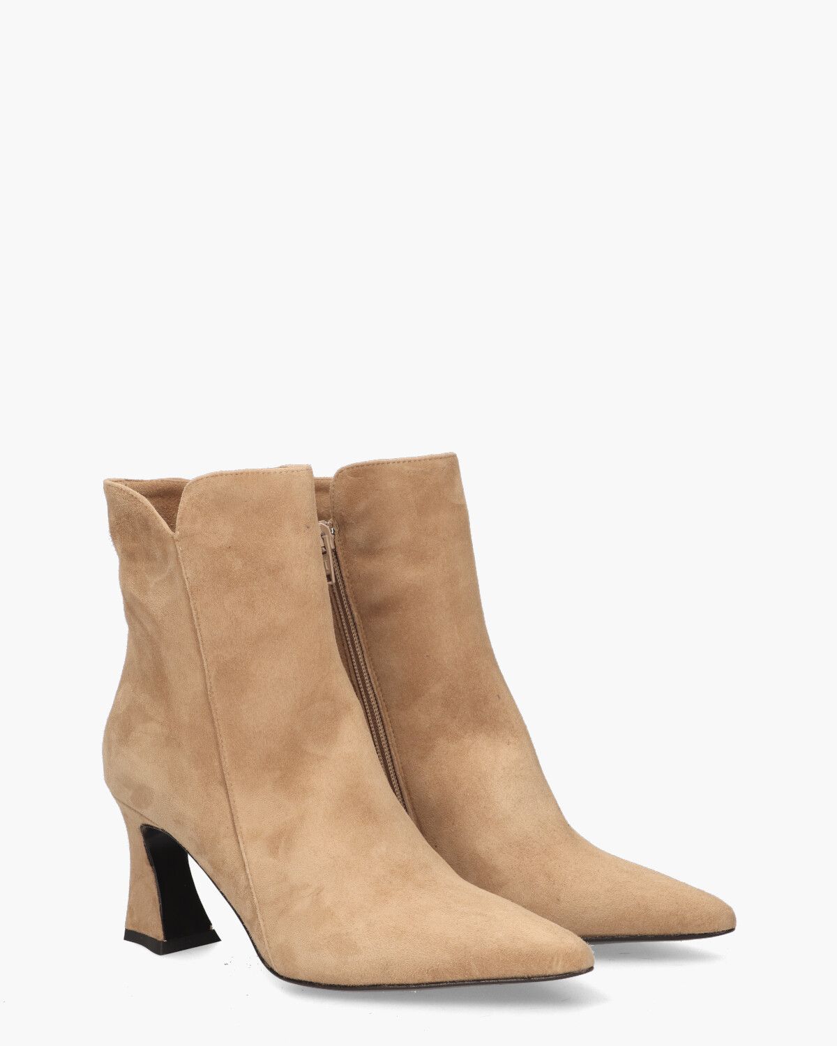 9207 Lichtbruin Dames Enkelboots