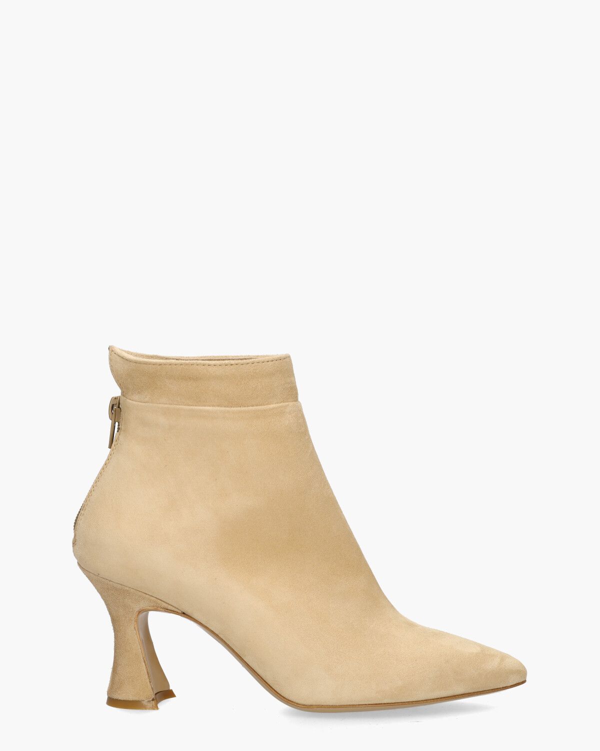 9928 Beige Dames Enkelboots