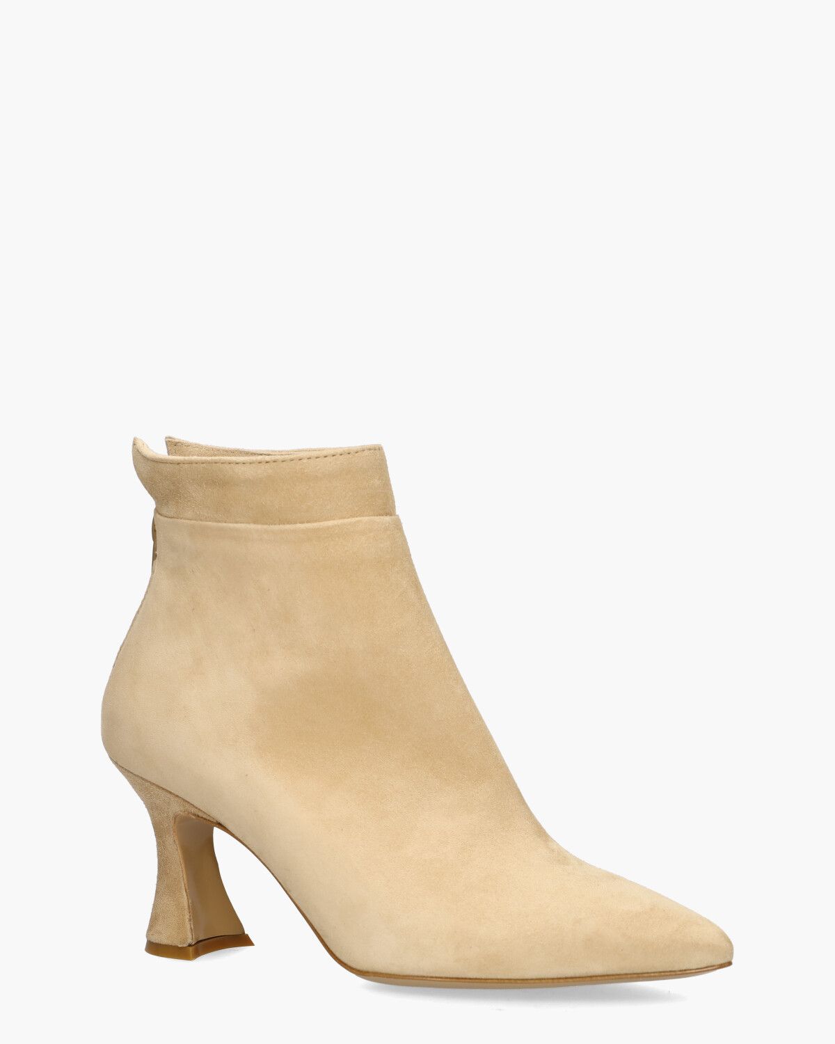 9928 Beige Dames Enkelboots