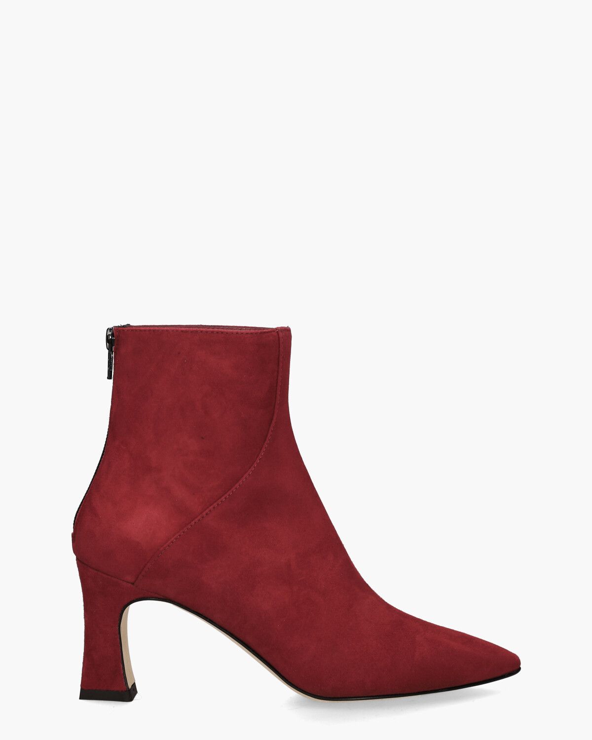 12145 Rood Dames Enkelboots