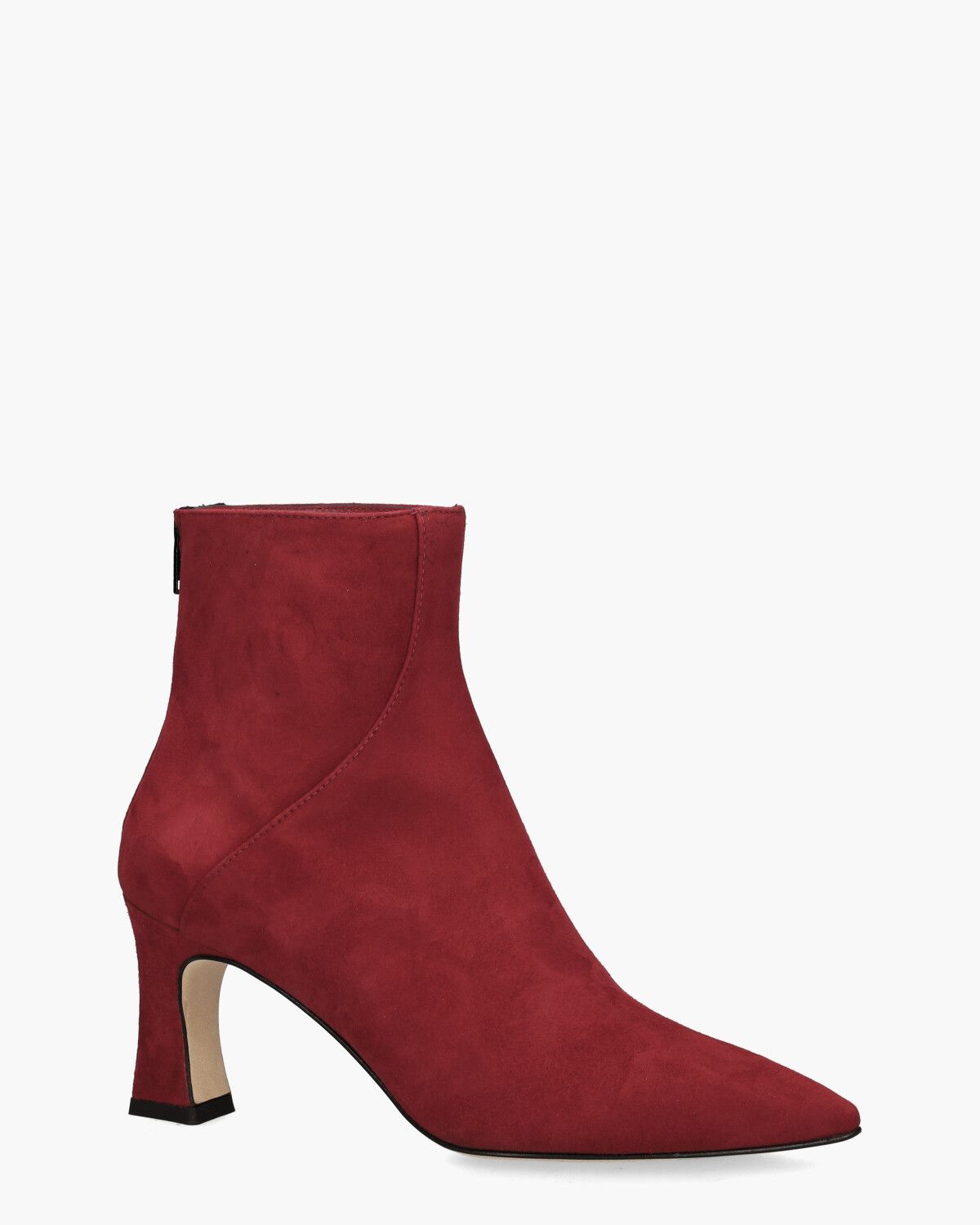 12145 Rood Dames Enkelboots