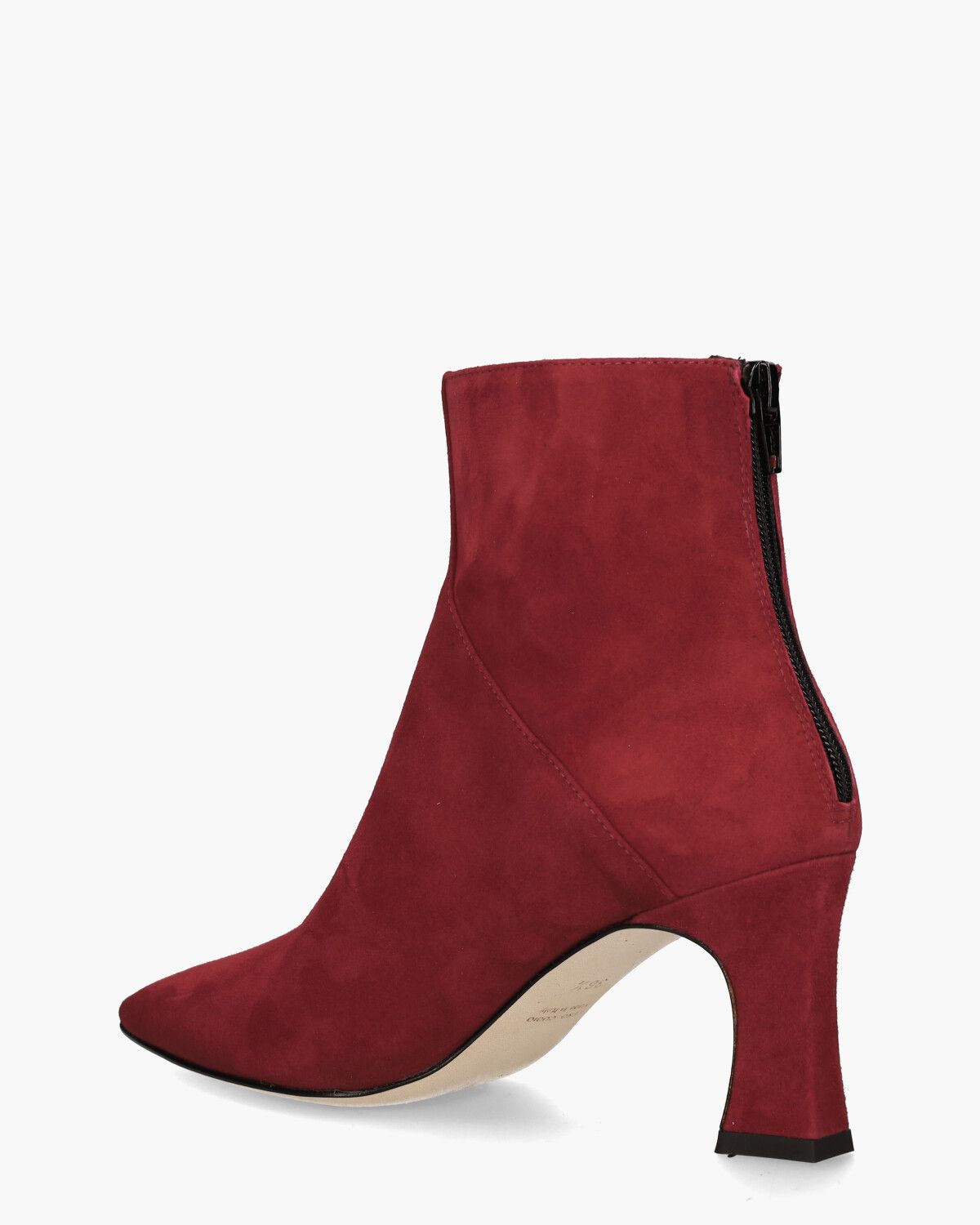 12145 Rood Dames Enkelboots