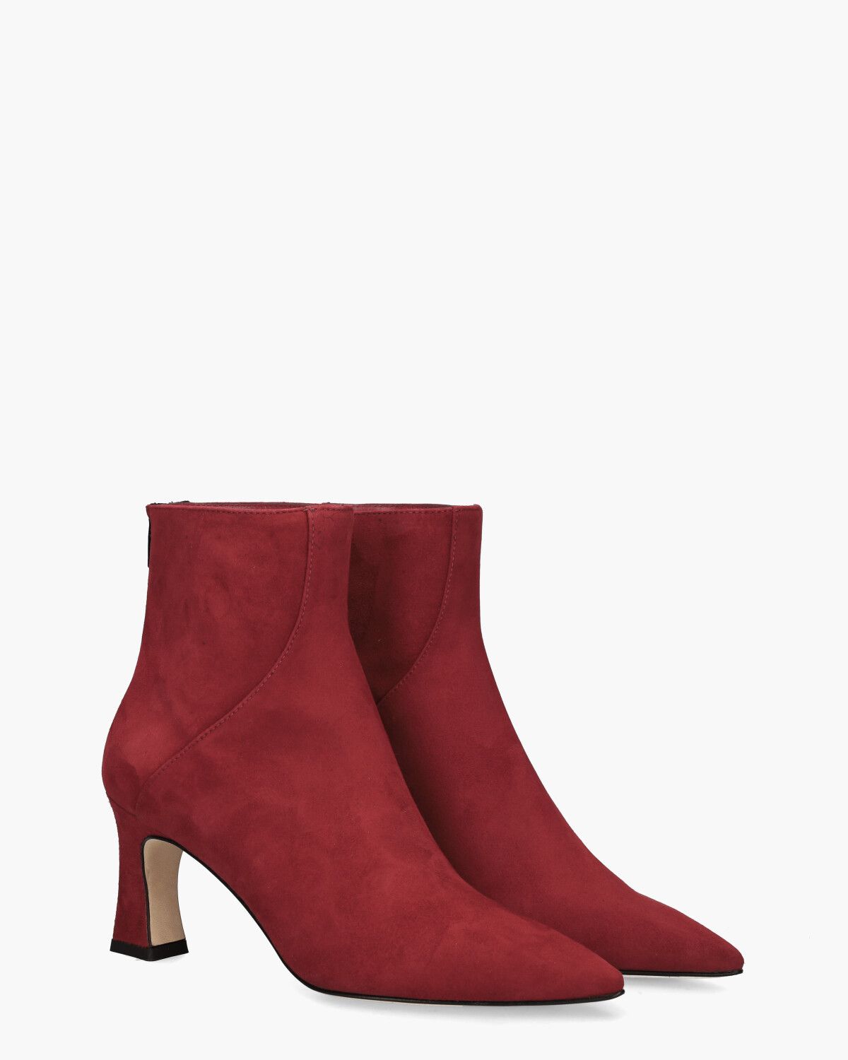 12145 Rood Dames Enkelboots