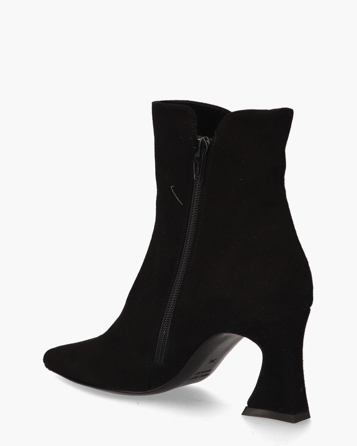 9207 Zwart Dames Enkelboots