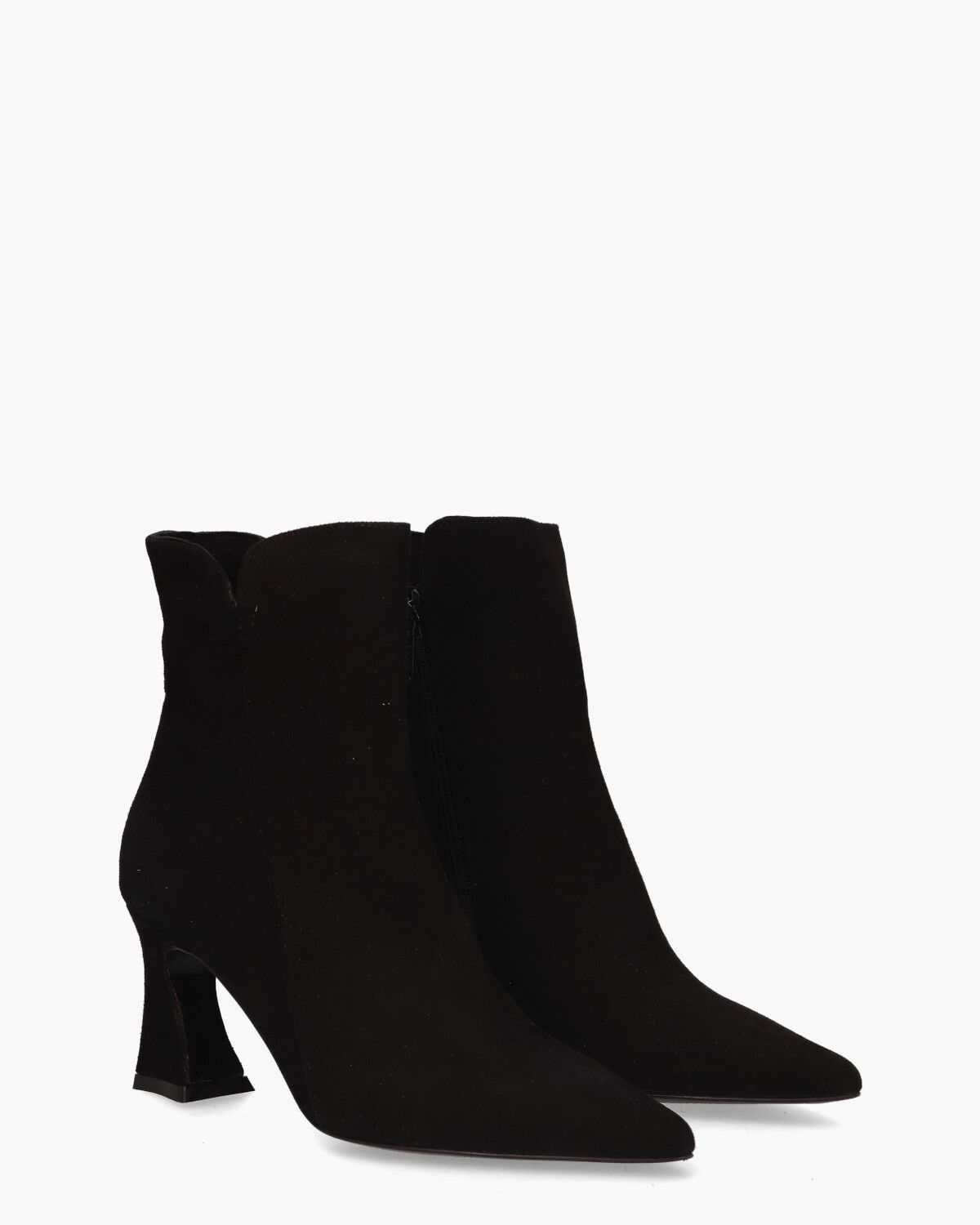 9207 Zwart Dames Enkelboots
