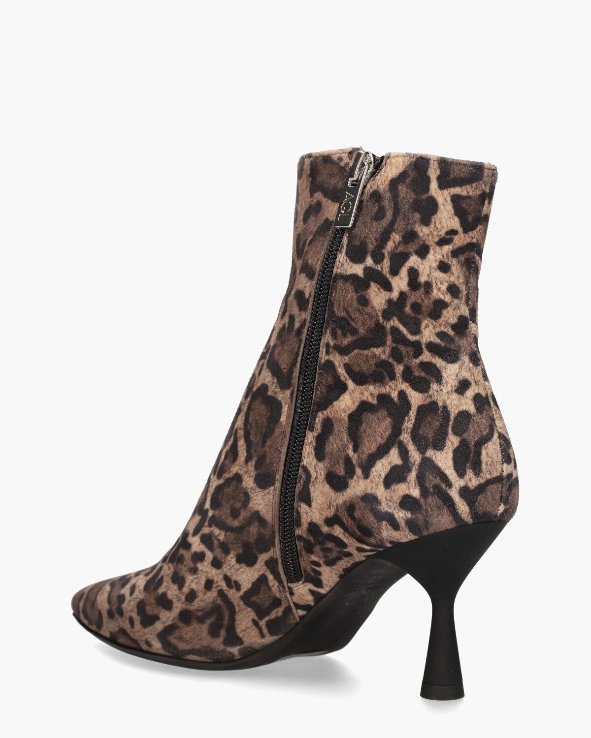 Ide Bruin/Zwart Dames Enkelboots