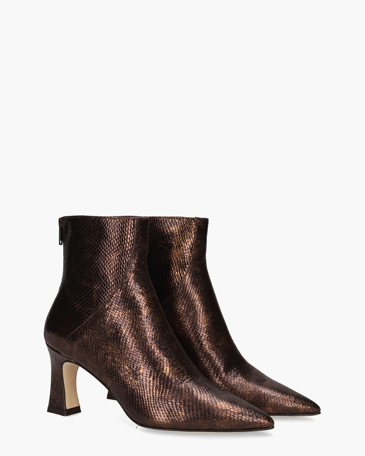 12145 Brons Dames Enkelboots