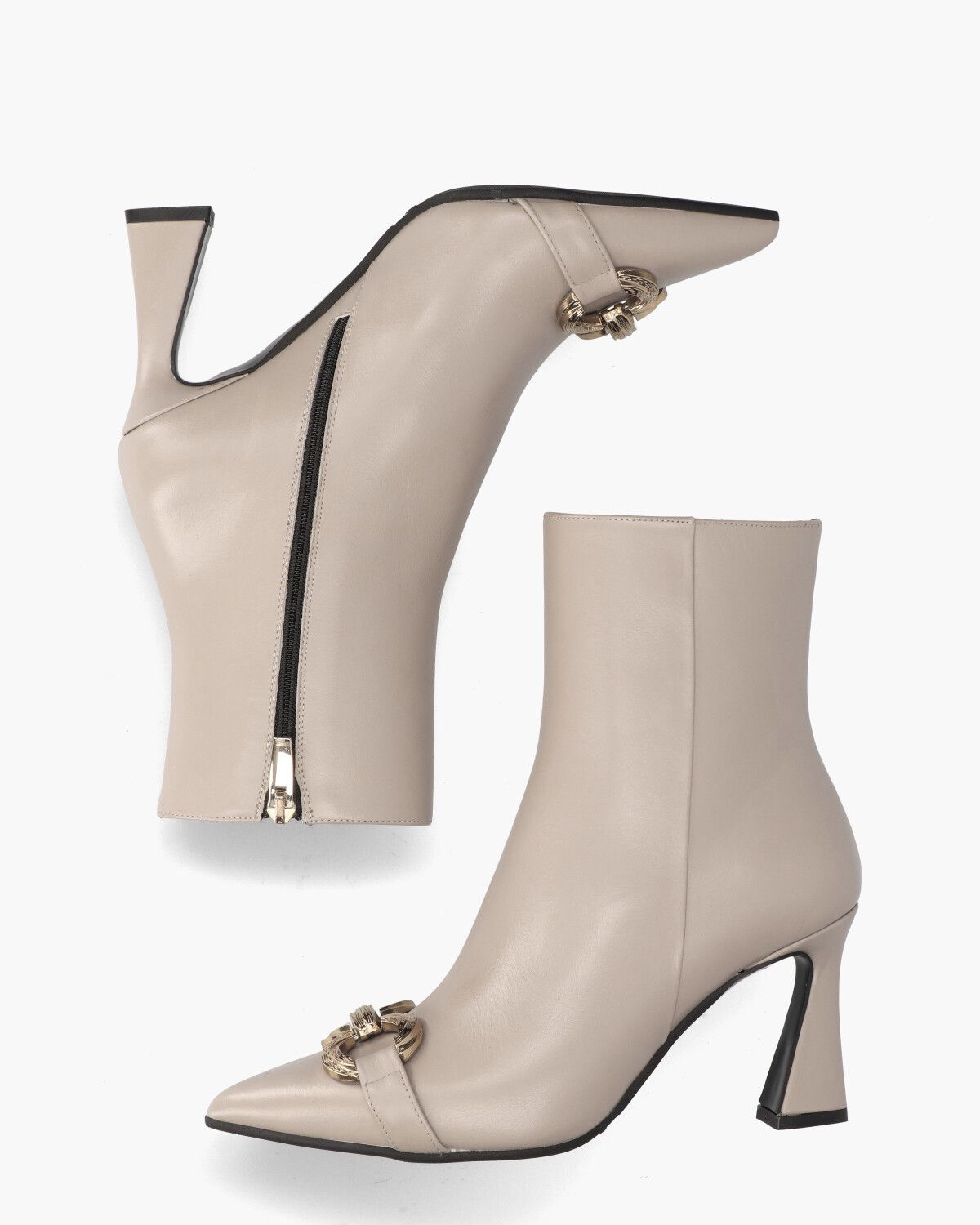 8116 Taupe Dames Enkelboots