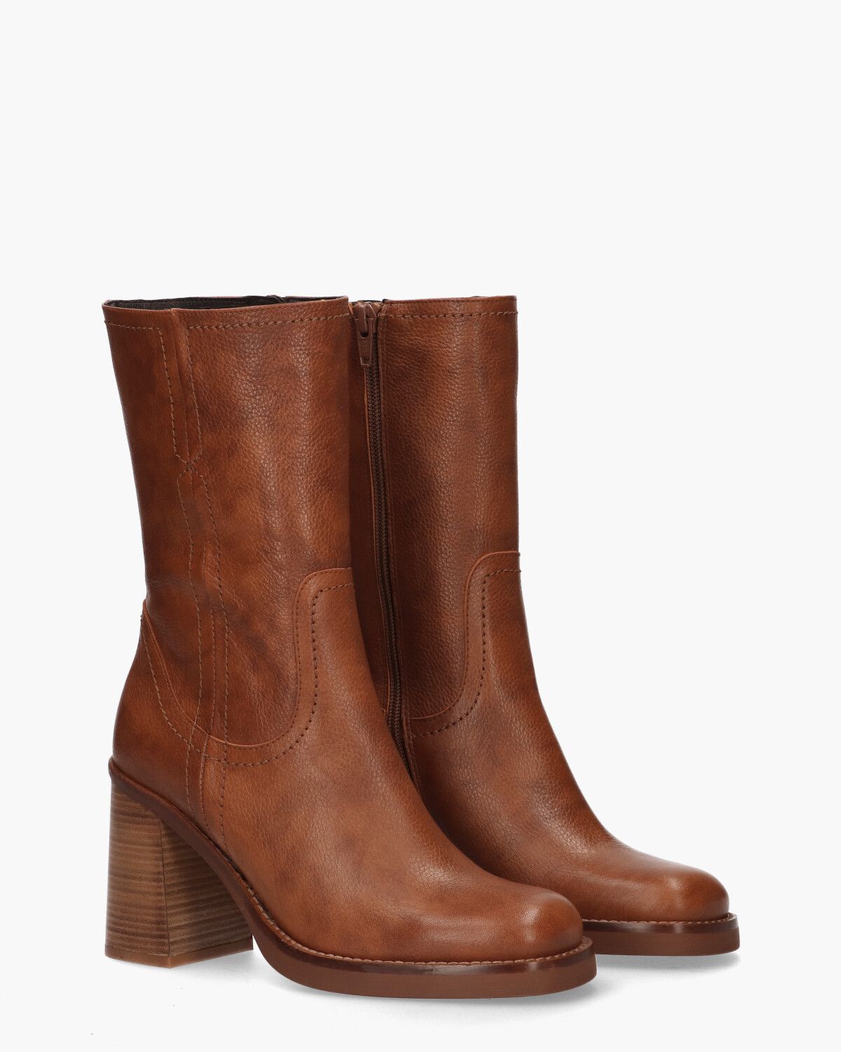 1528 Cognac Damesboots