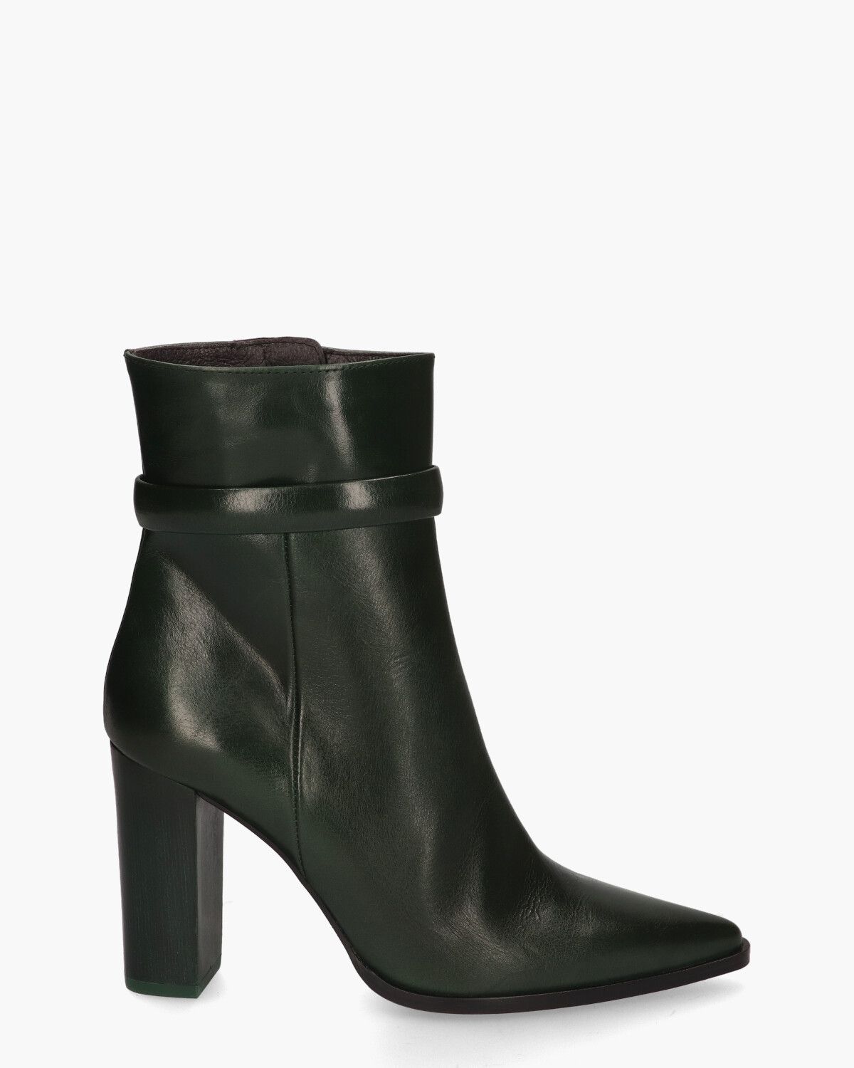 1974 Donkergroen Dames Enkelboots