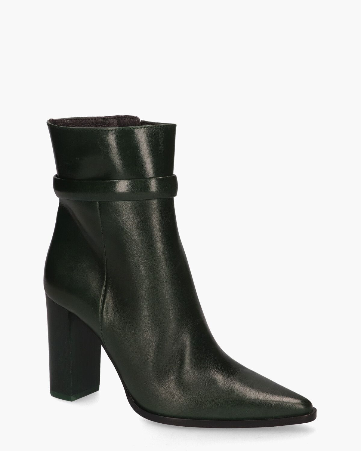 1974 Donkergroen Dames Enkelboots