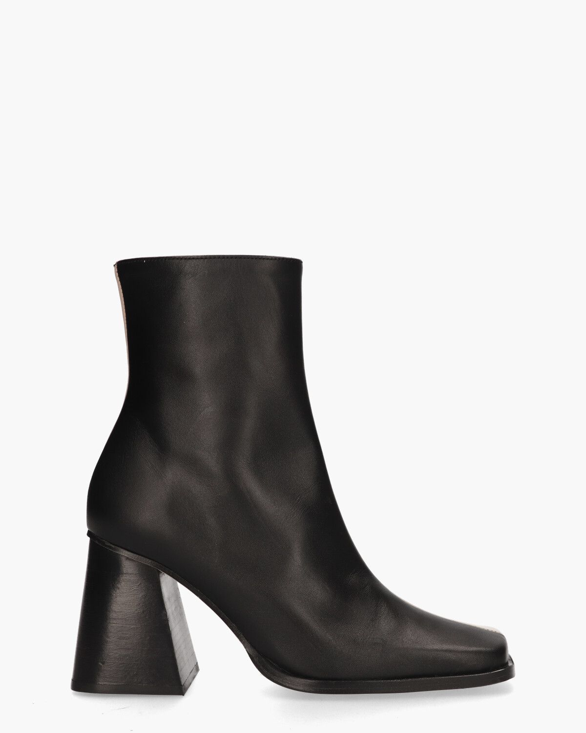 South Bicolor Beige/Zwart Dames Enkelboots