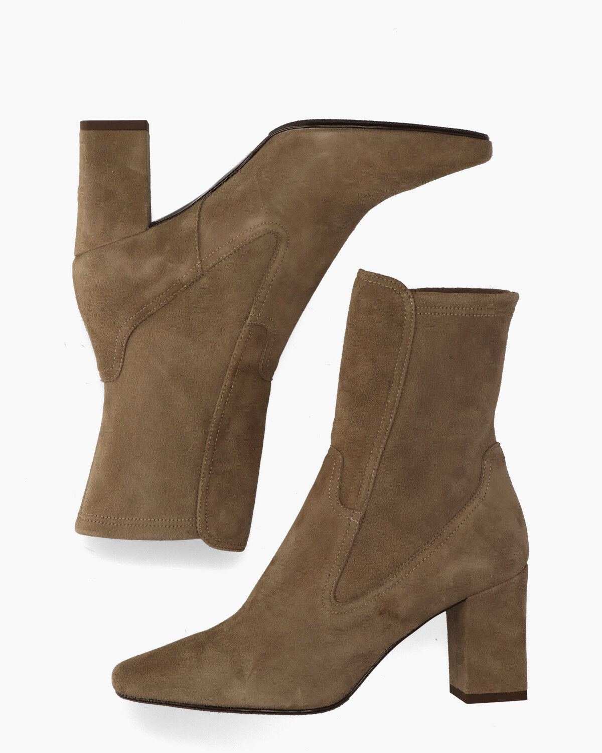 20I065 Taupe Damesboots