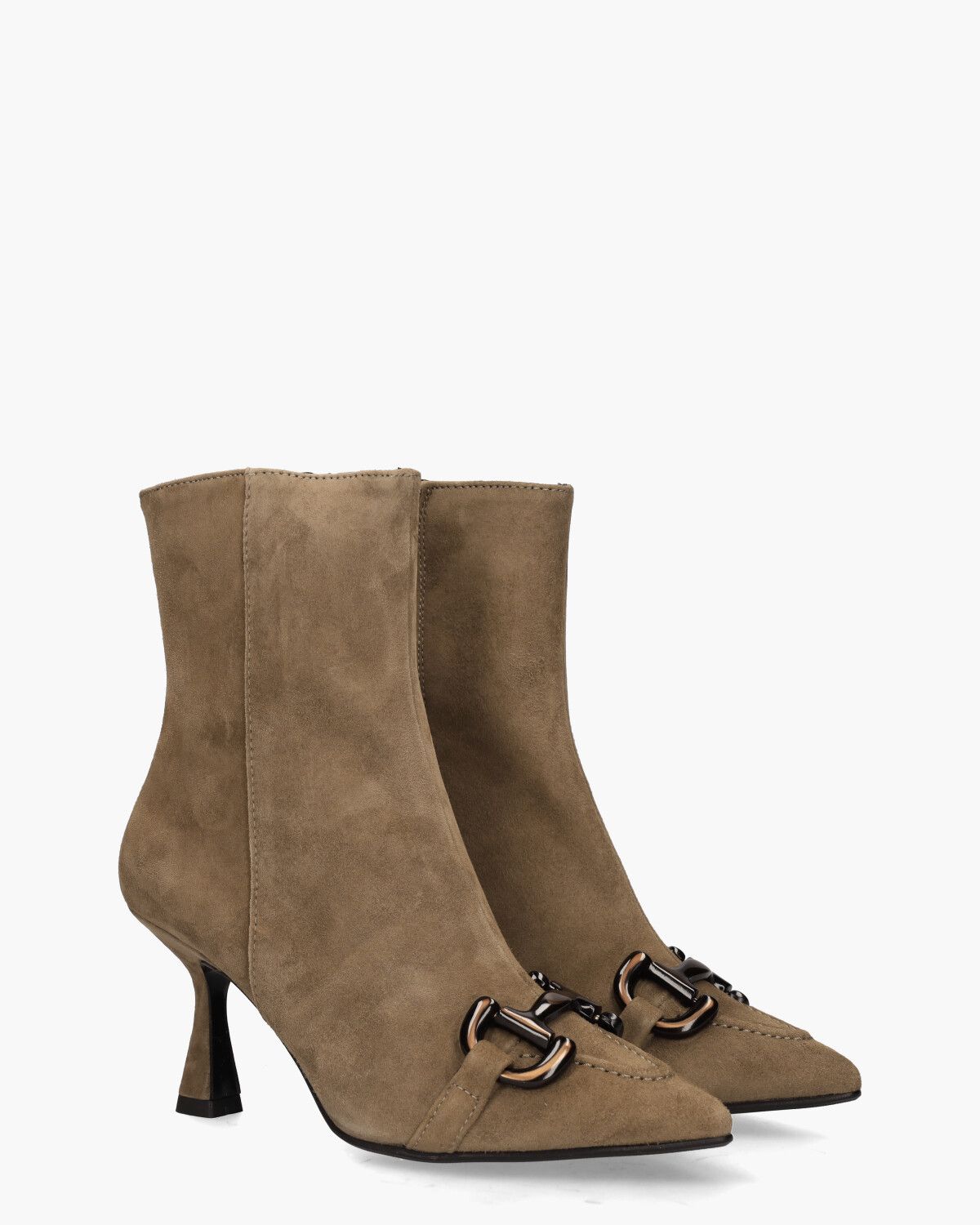 Ante Taupe Dames Enkelboots