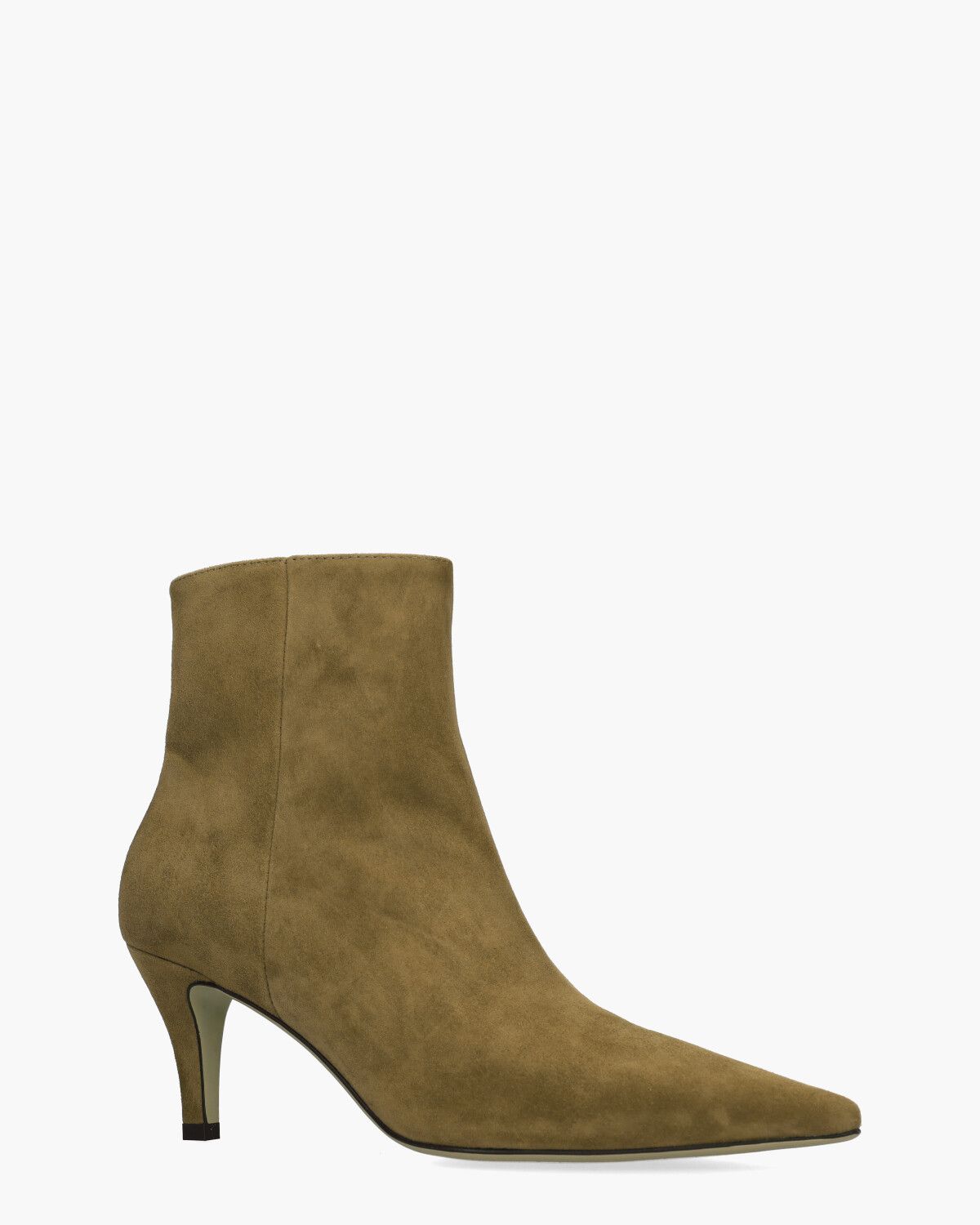 Alicia Olijfgroen Dames Enkelboots