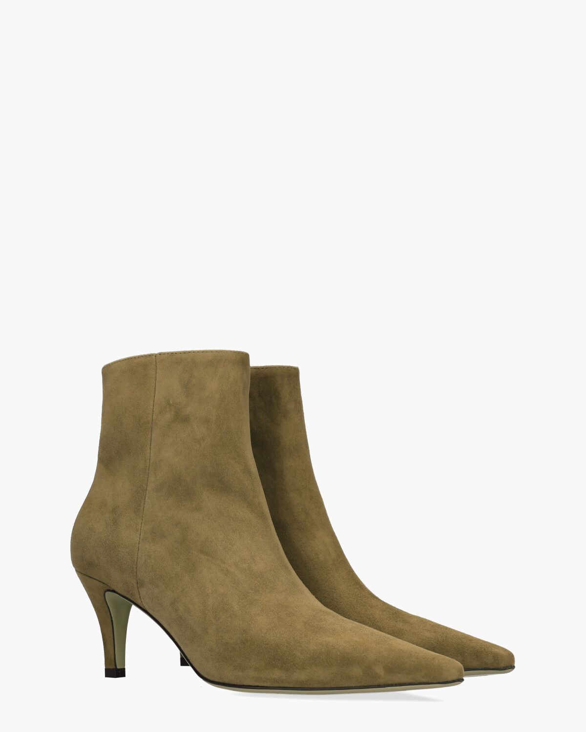 Alicia Olijfgroen Dames Enkelboots