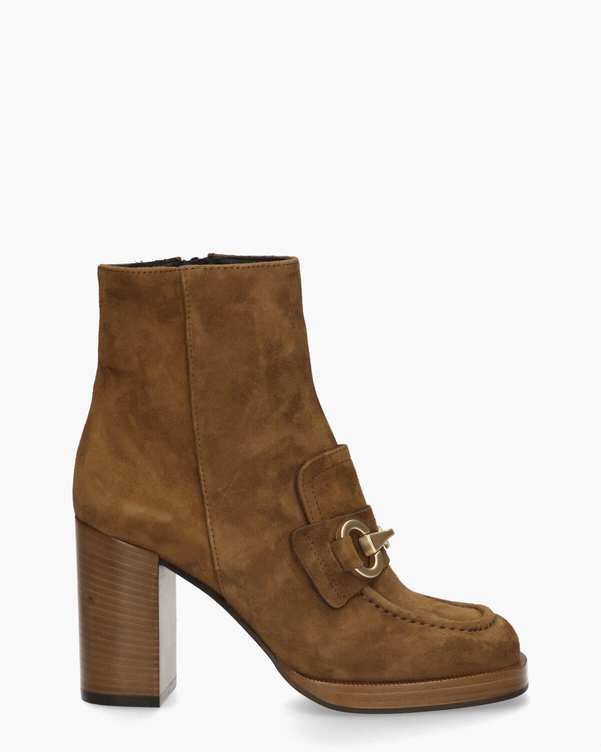 Manar Bruin Dames Enkelboots