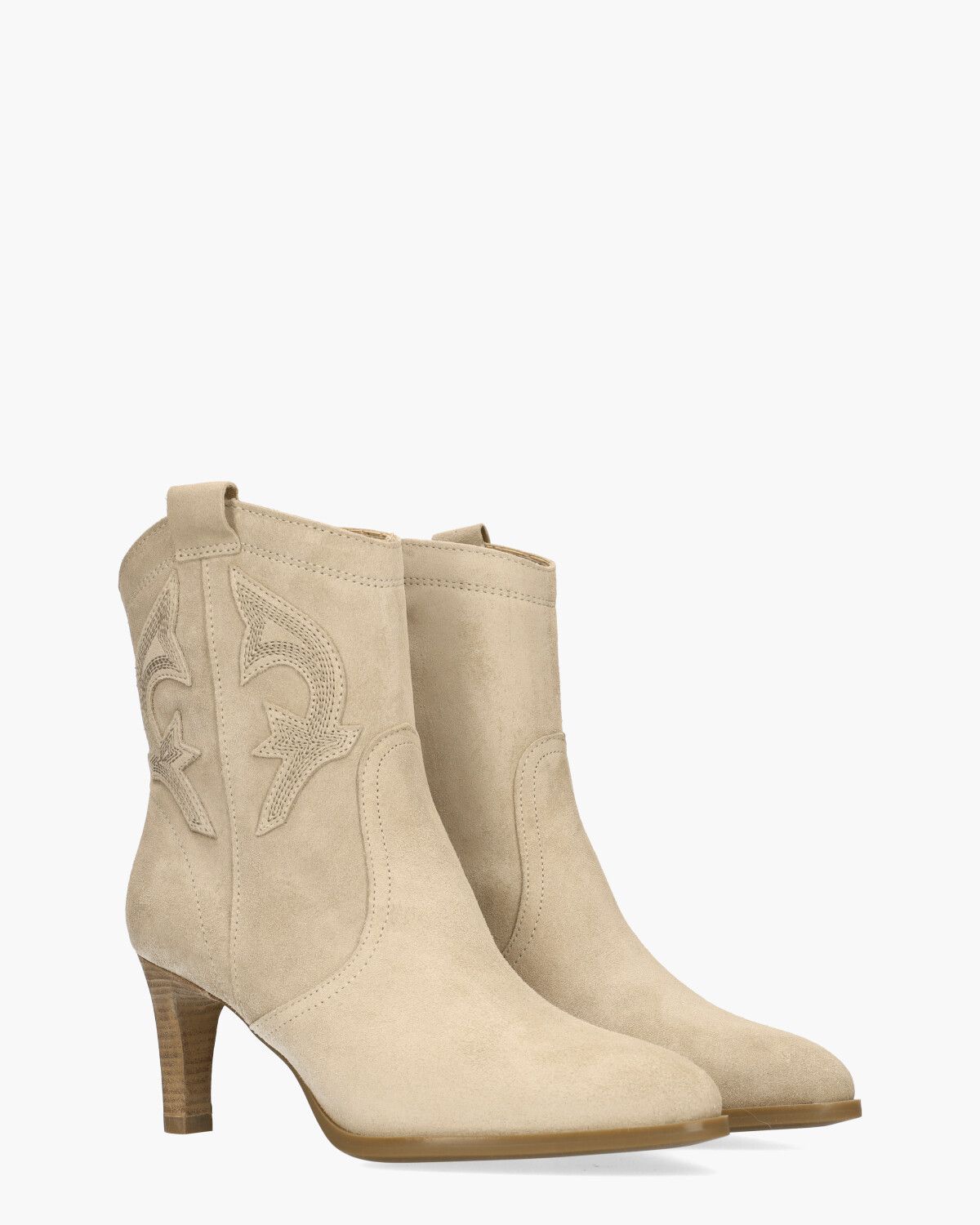 5356 Beige Dames Enkelboots
